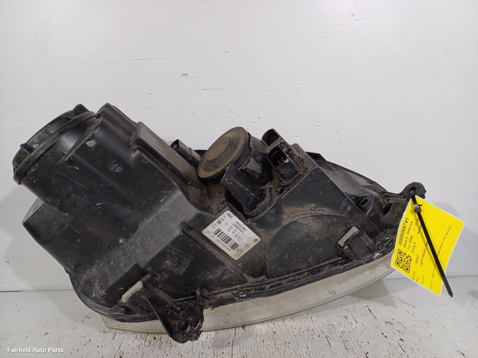 2004-2009 Volkswagen Golf Left Headlamp