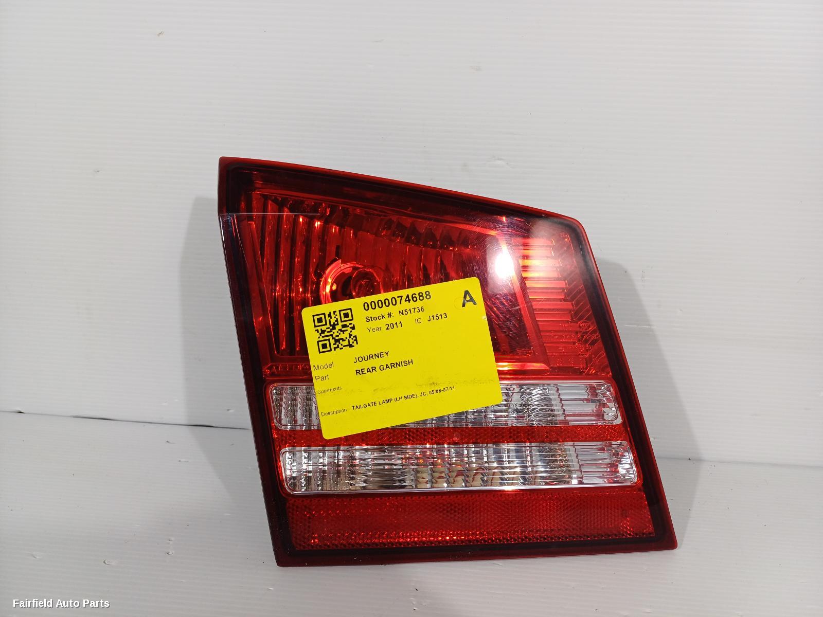 2008-2011 Dodge Journey Rear Garnish