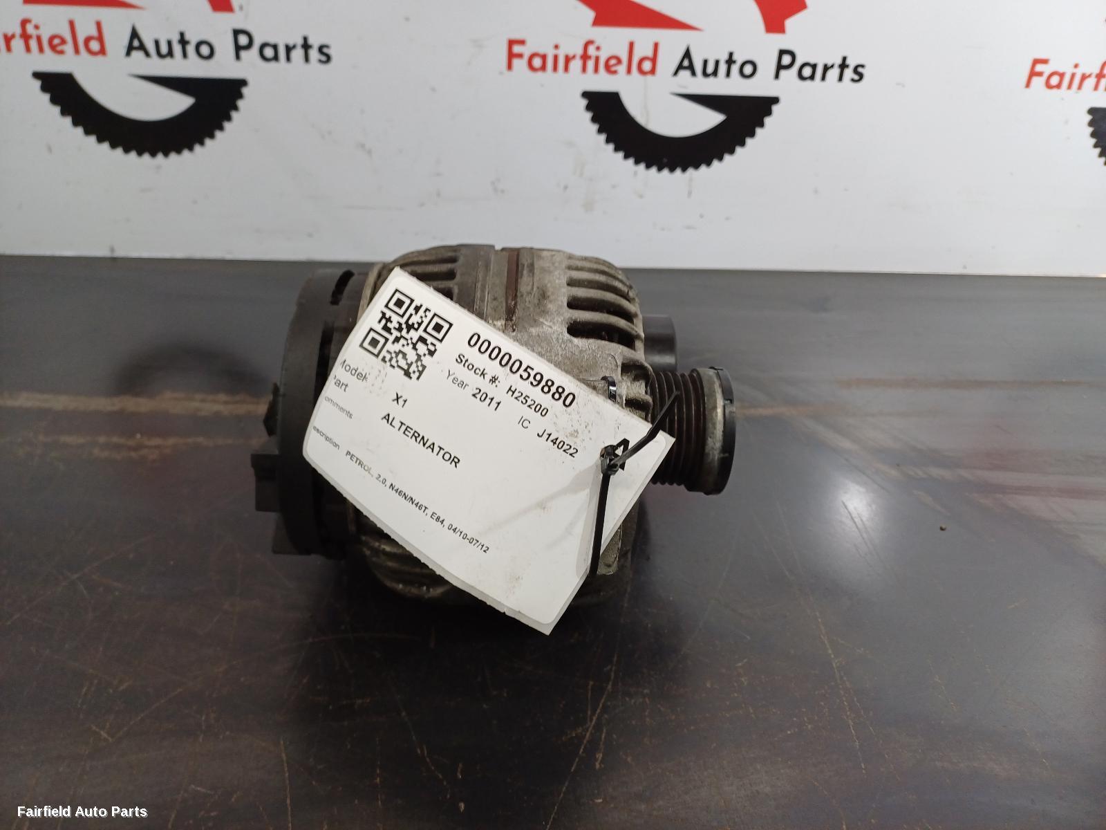 2010-2012 Bmw X1 Alternator