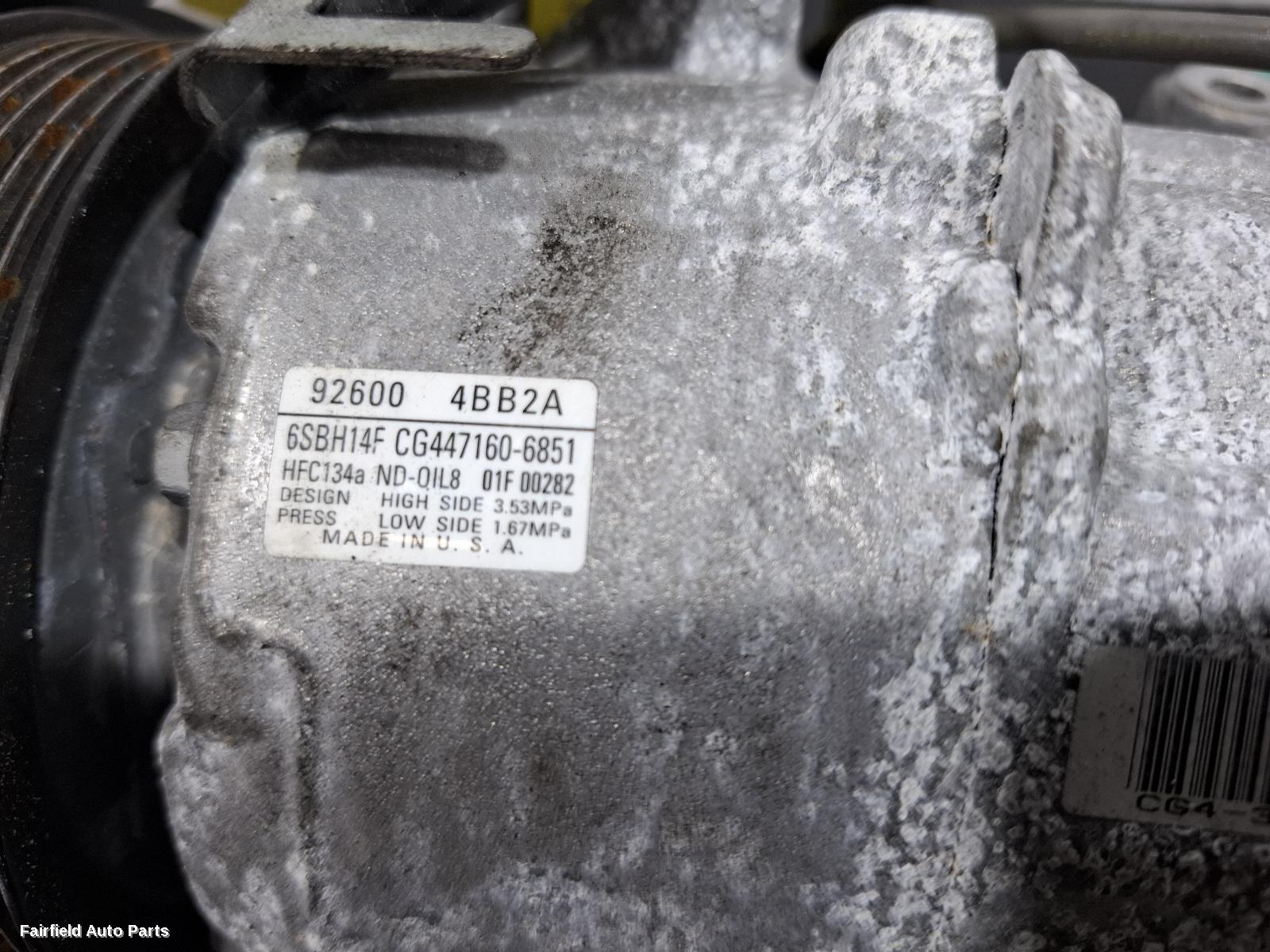2016-2025 Renault Kaleos A C Compressor