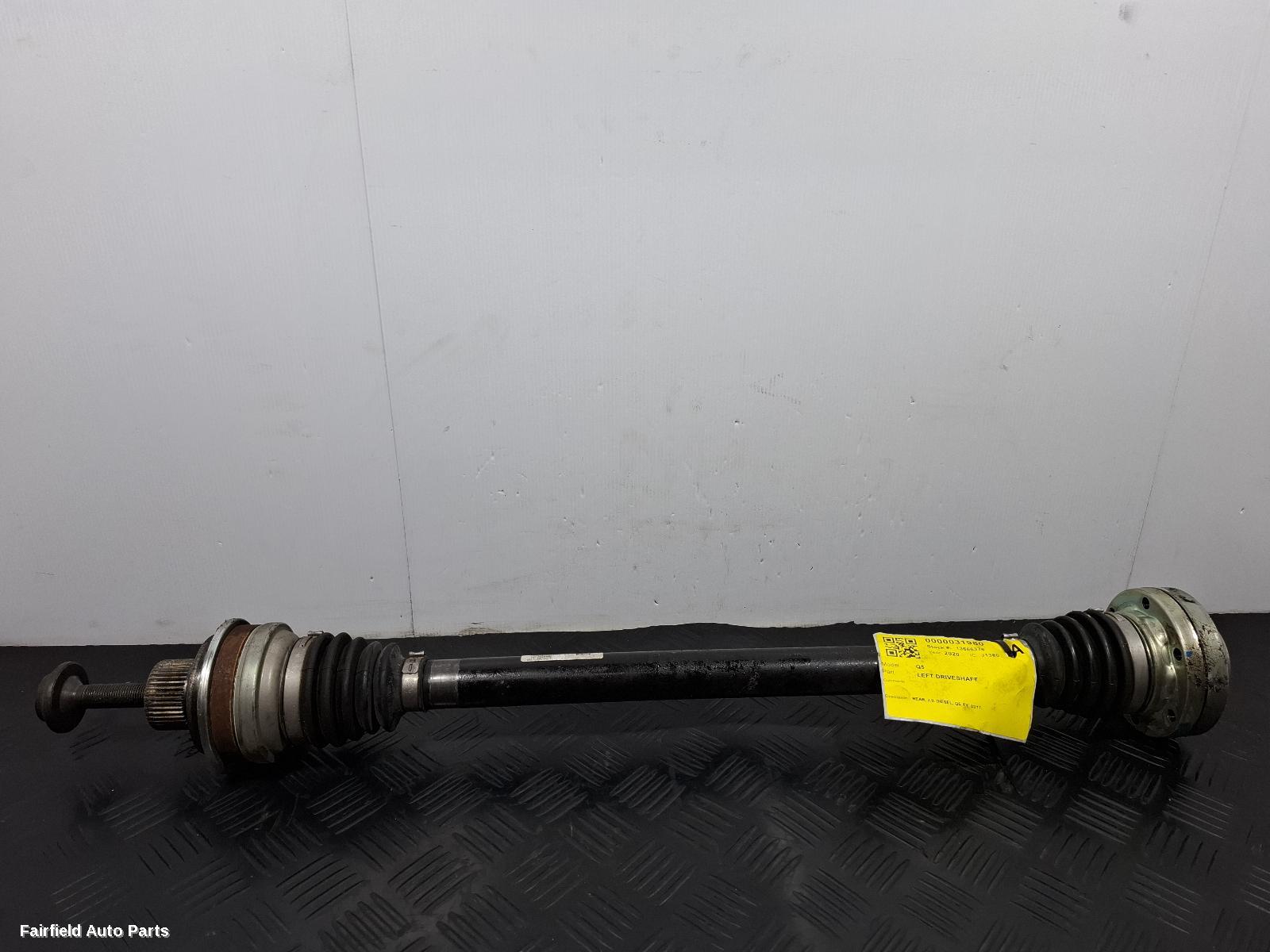 2017-2025 Audi Q5 Left Driveshaft