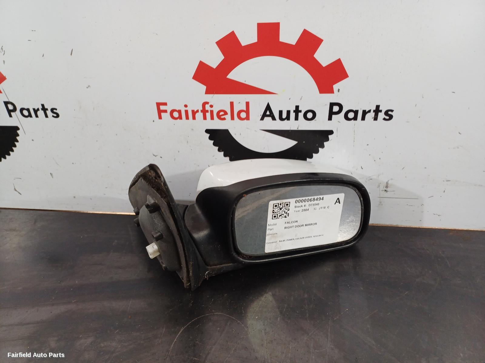 2002-2010 Ford Falcon Right Door Mirror
