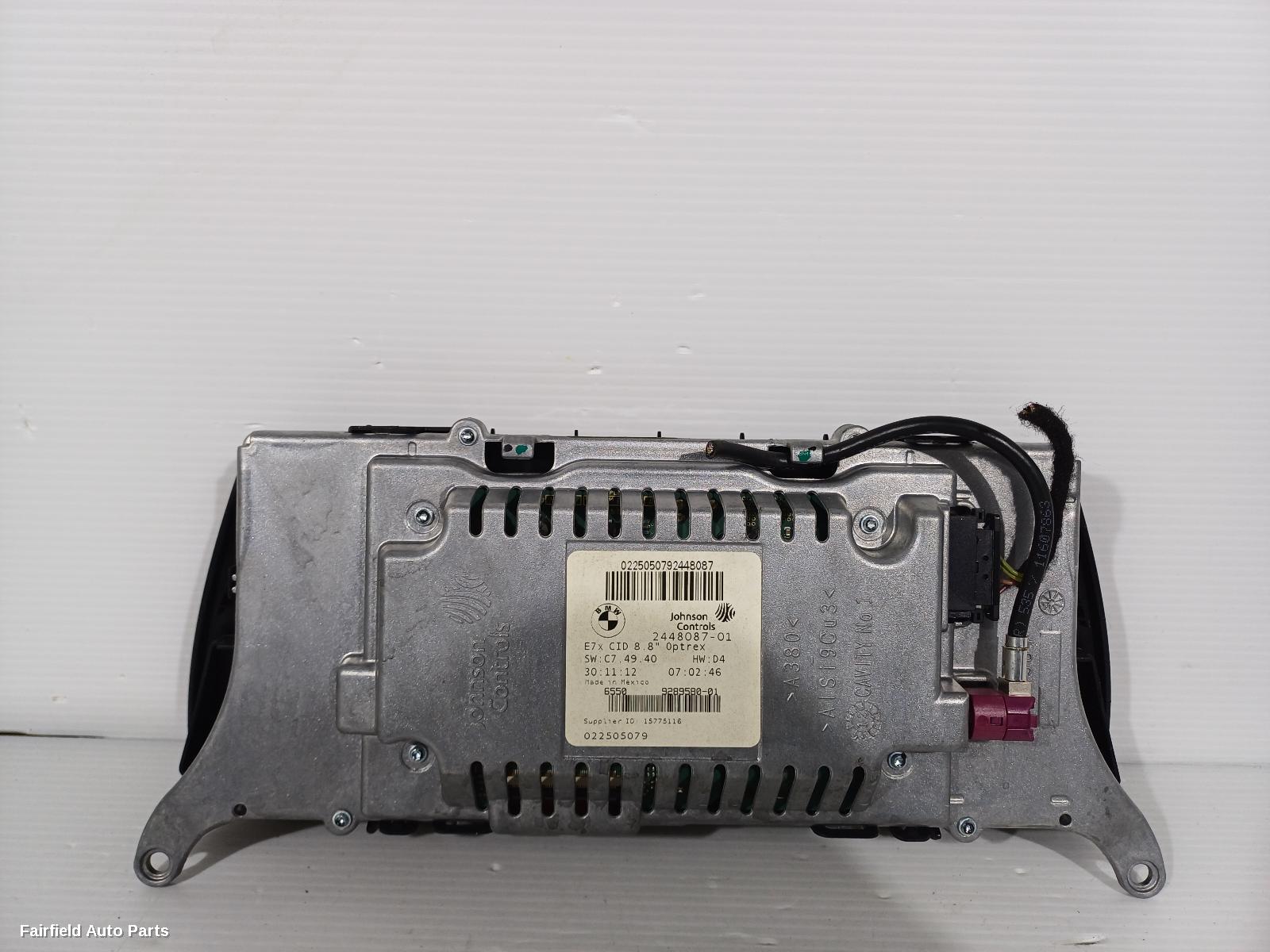 2009-2013 Bmw X5 Radio Cd Dvd Sat Tv