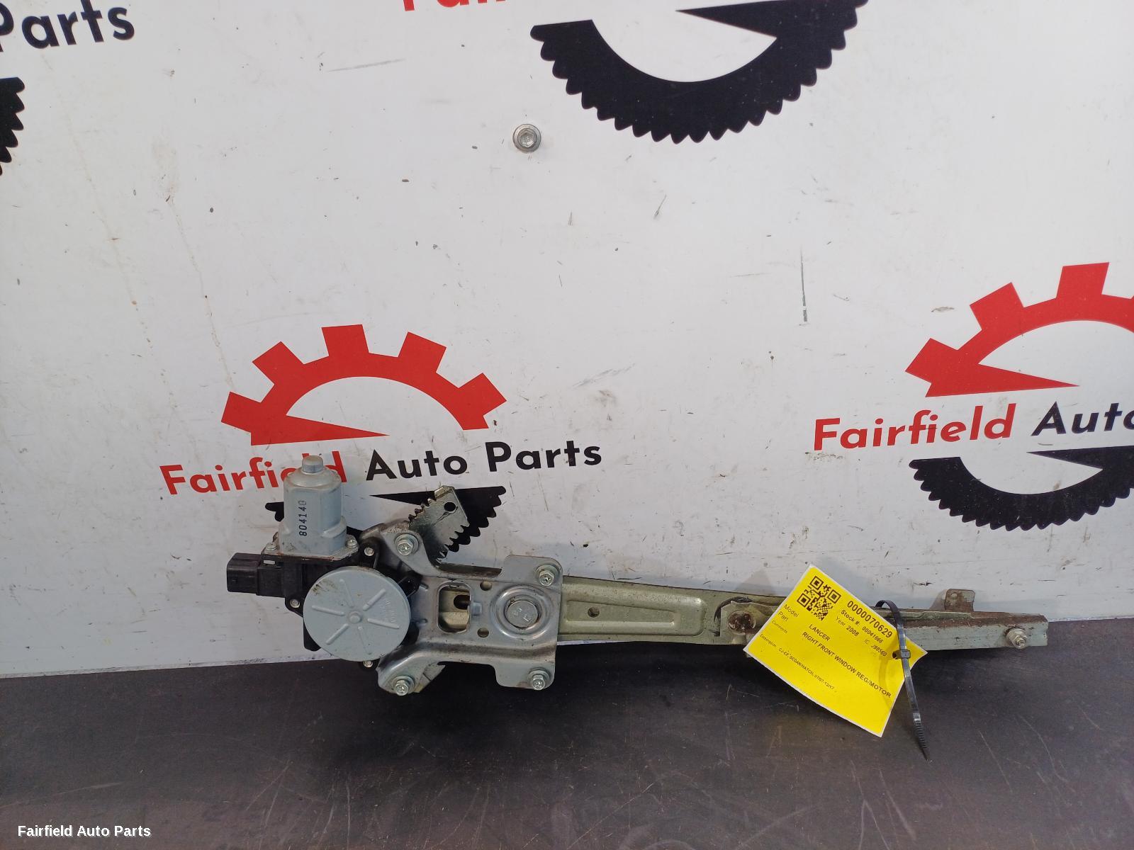 2007-2017 Mitsubishi Lancer Right Front Window Reg Motor