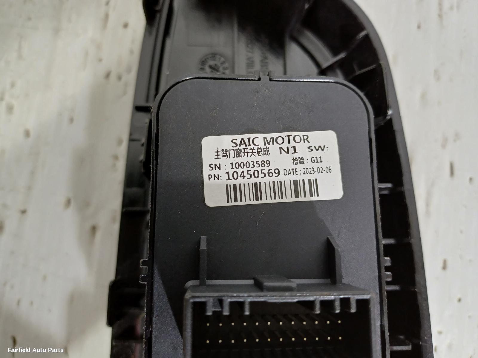 2016-2024 Mg Mg3 Pwr Dr Wind Switch
