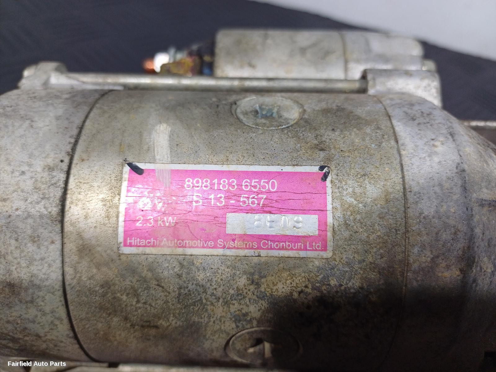 2017-2021 Isuzu Mu-x Starter