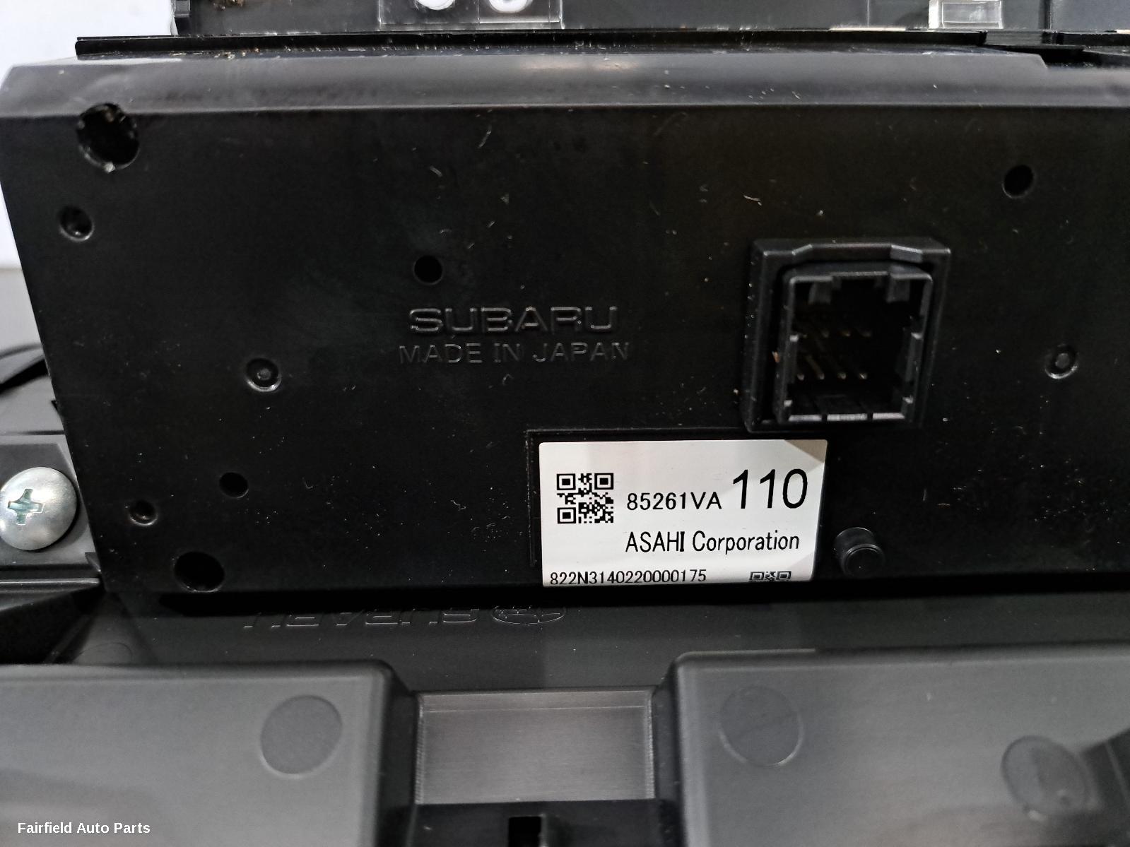 2014-2021 Subaru Wrx Instrument Cluster