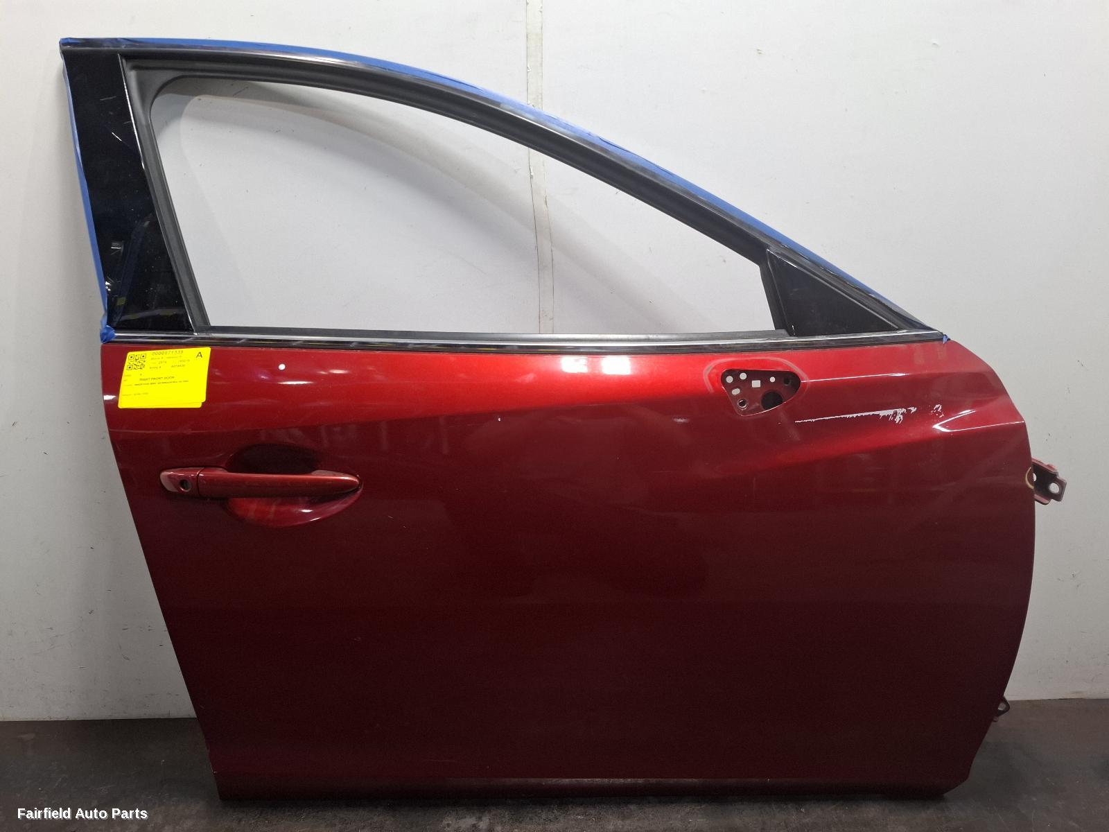 2012-2024 Mazda 6 Right Front Door