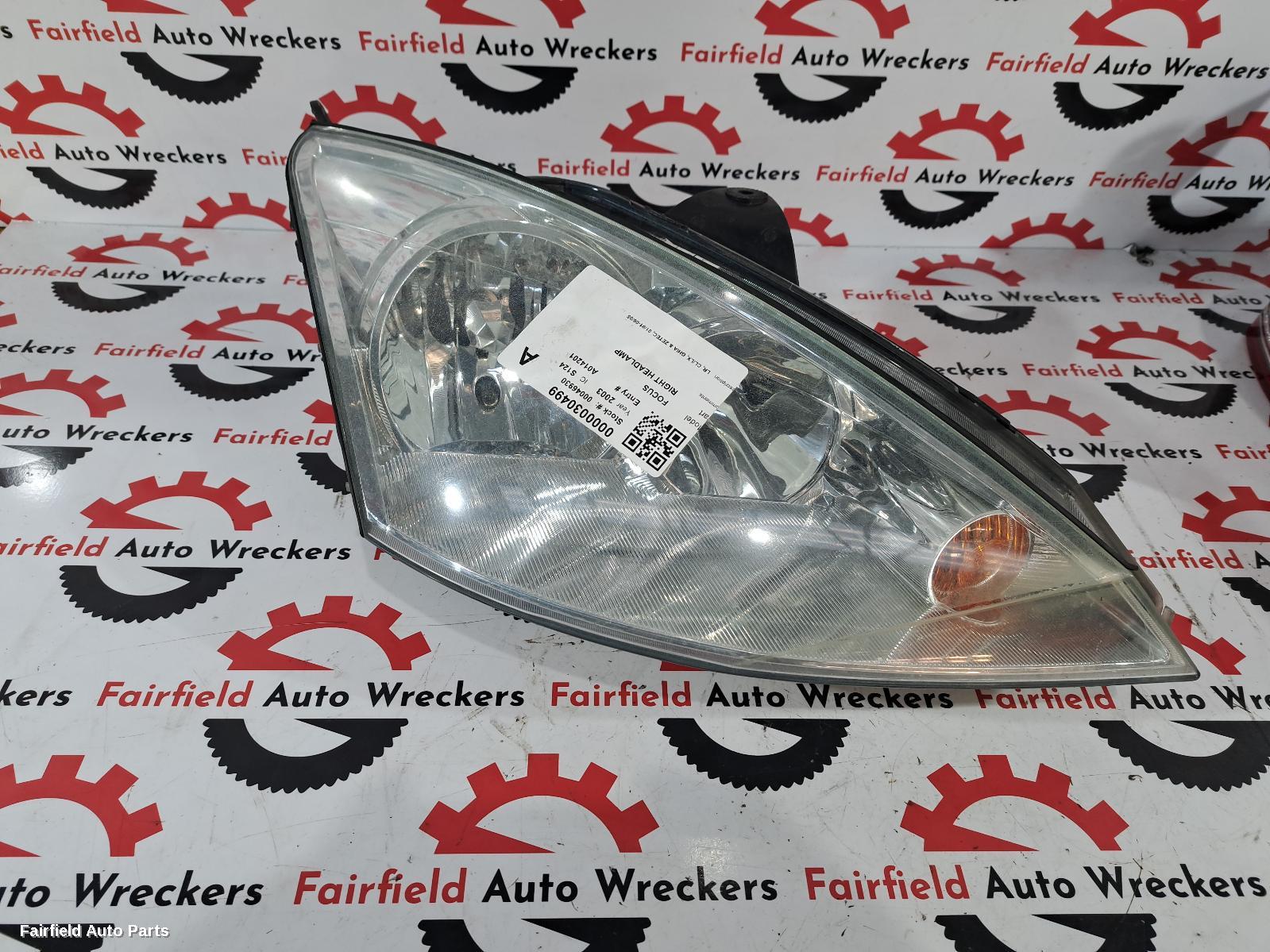 2001-2005 Ford Focus Right Headlamp