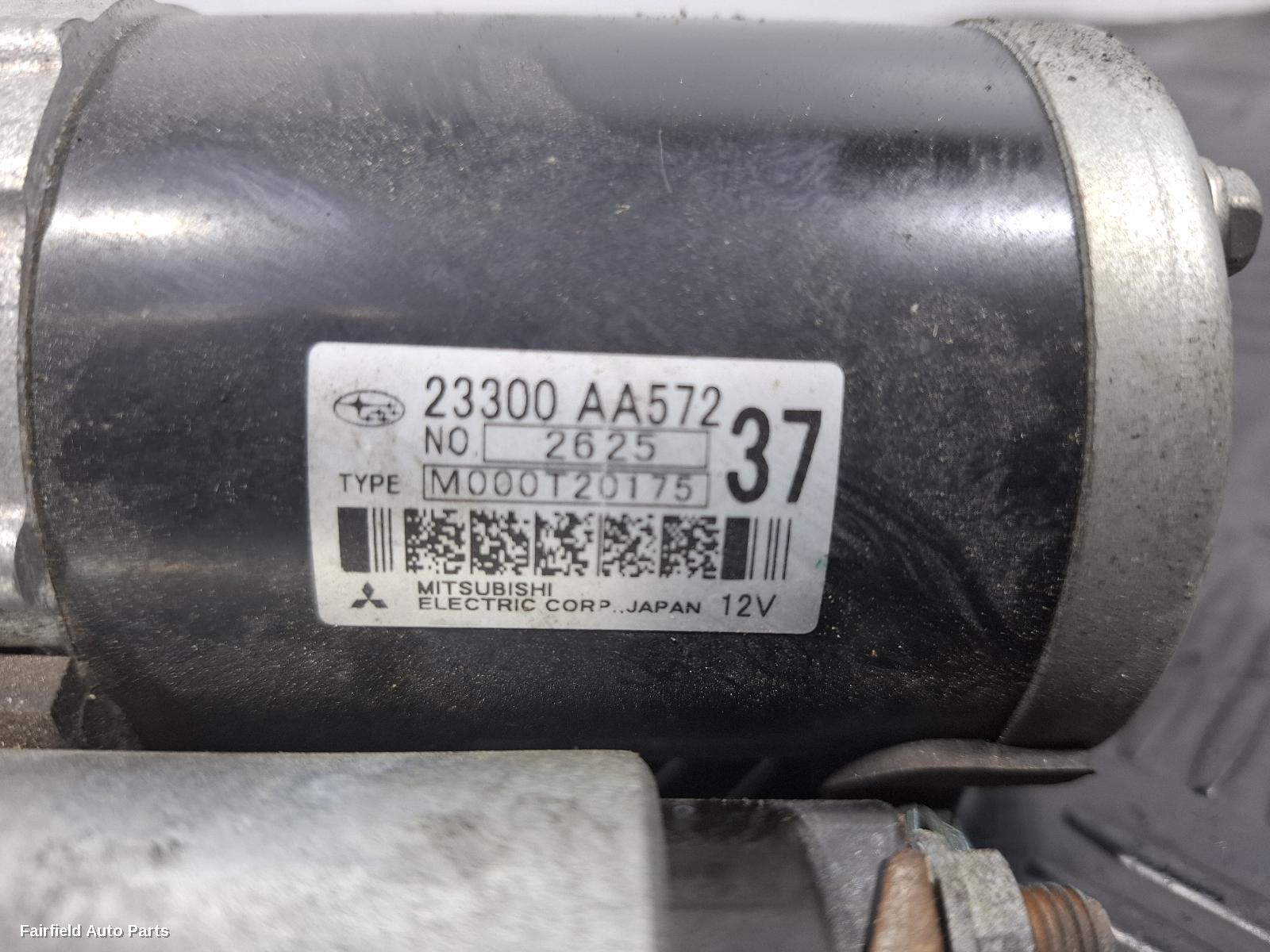 2010-2012 Subaru Forester Starter