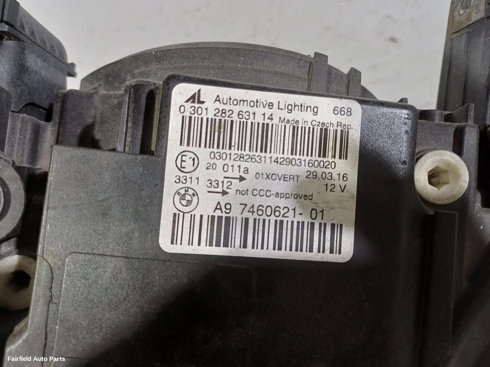 2015-2018 Bmw 3 Series Left Headlamp