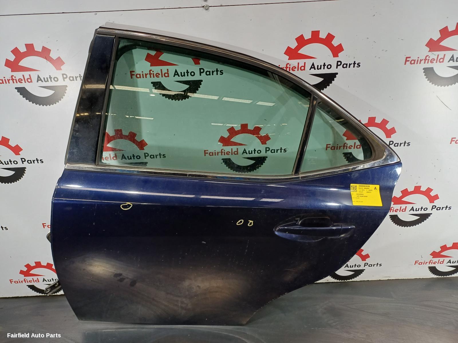 2013-2020 Lexus Is Series Left Rear Door Sliding