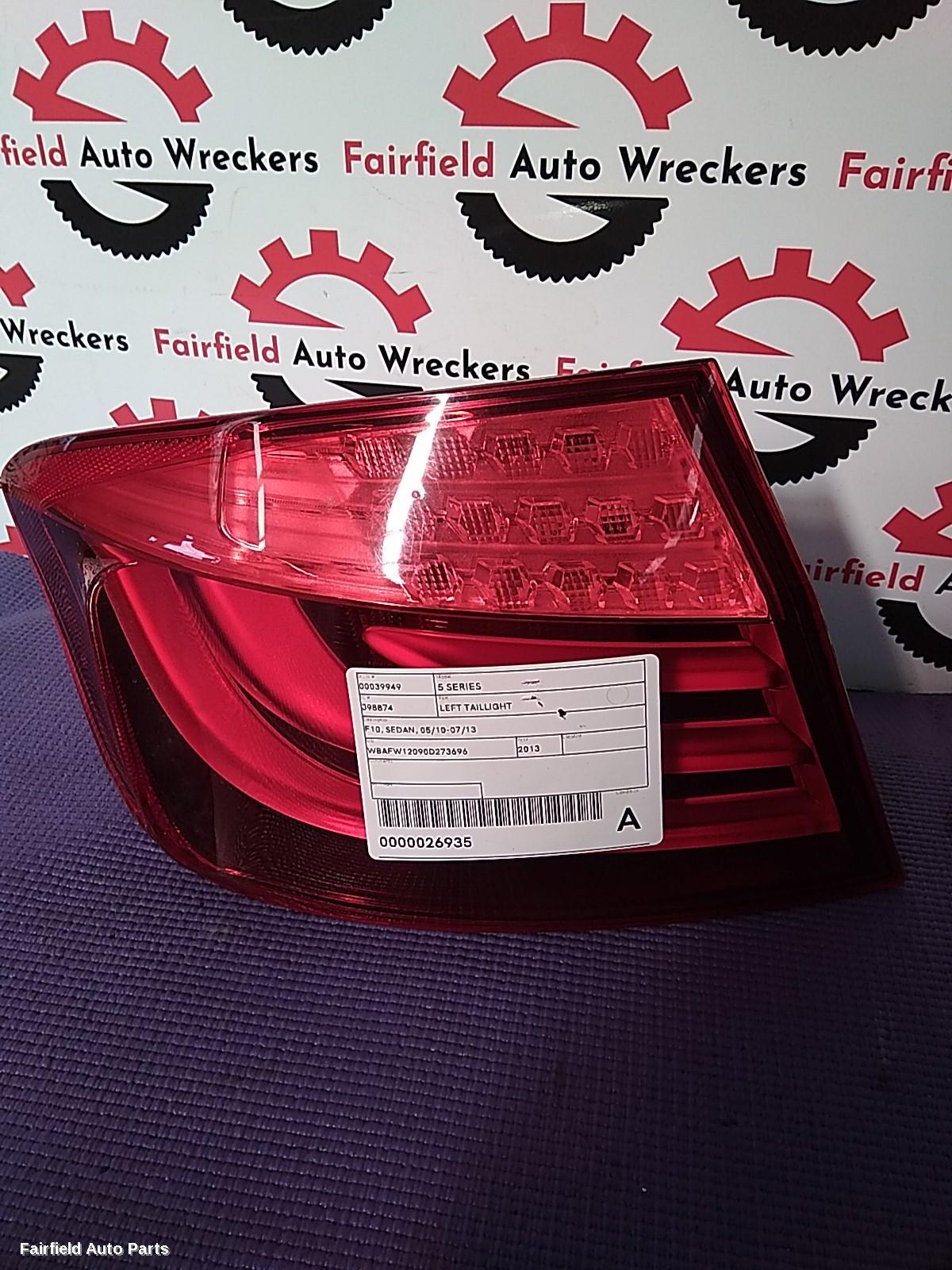 2010-2013 Bmw 5 Series Left Taillight