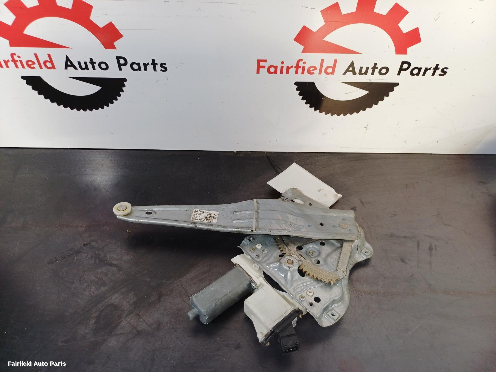 2001-2007 Toyota Corolla Right Rear Wnd Reg Motor