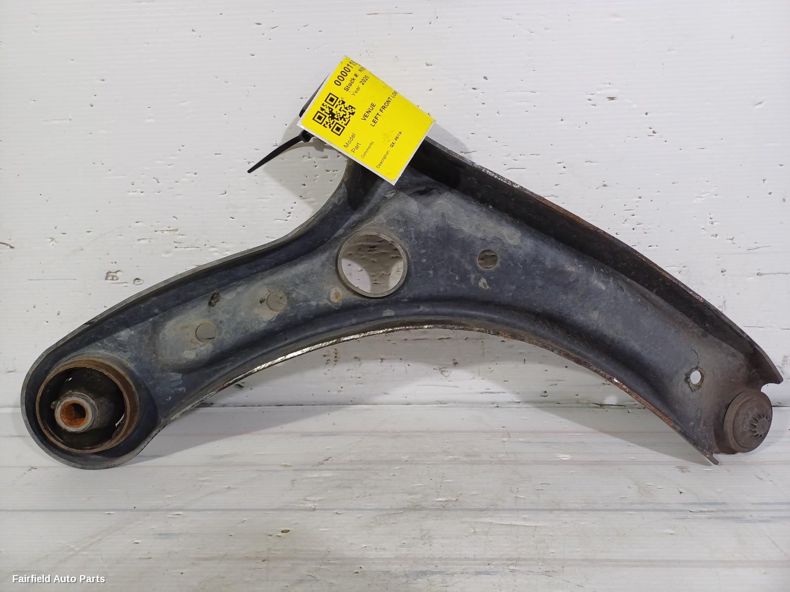 2019-2026 Hyundai Venue Left Front Lower Control Arm
