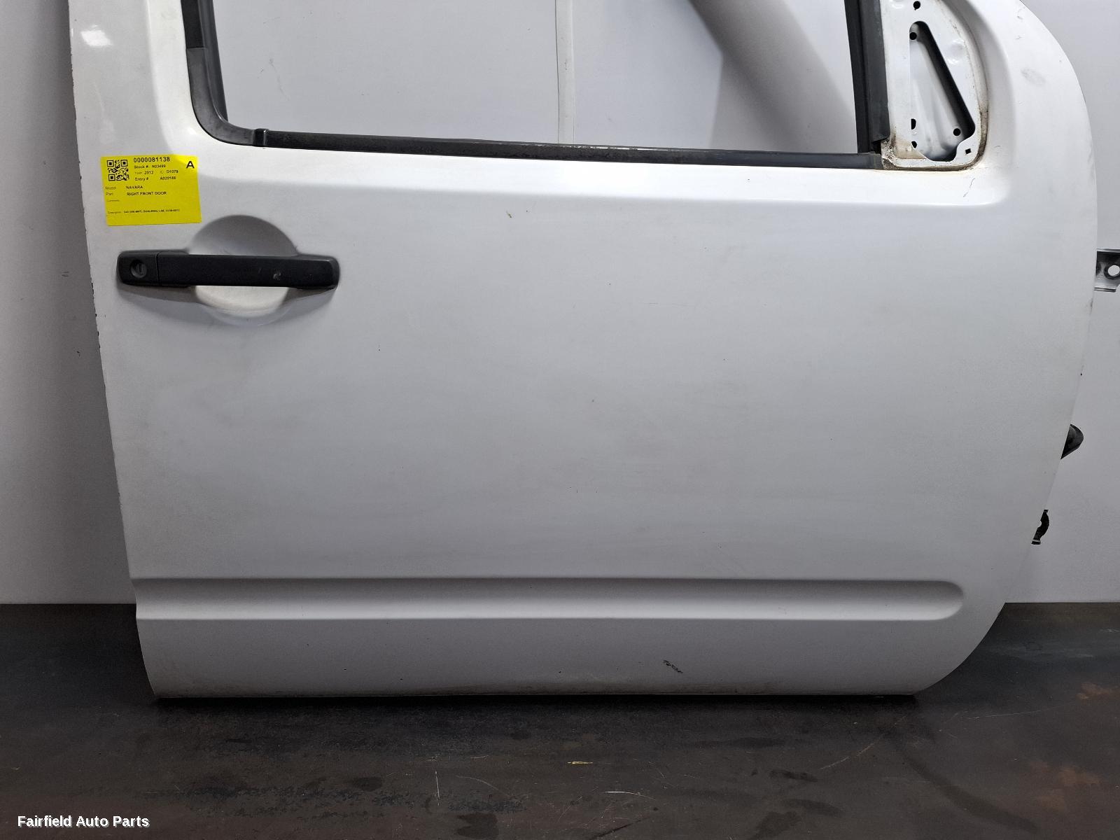2008-2015 Nissan Navara Right Front Door