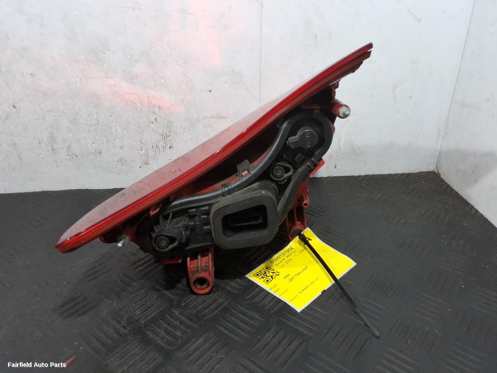 2010-2014 Peugeot 3008 Left Taillight