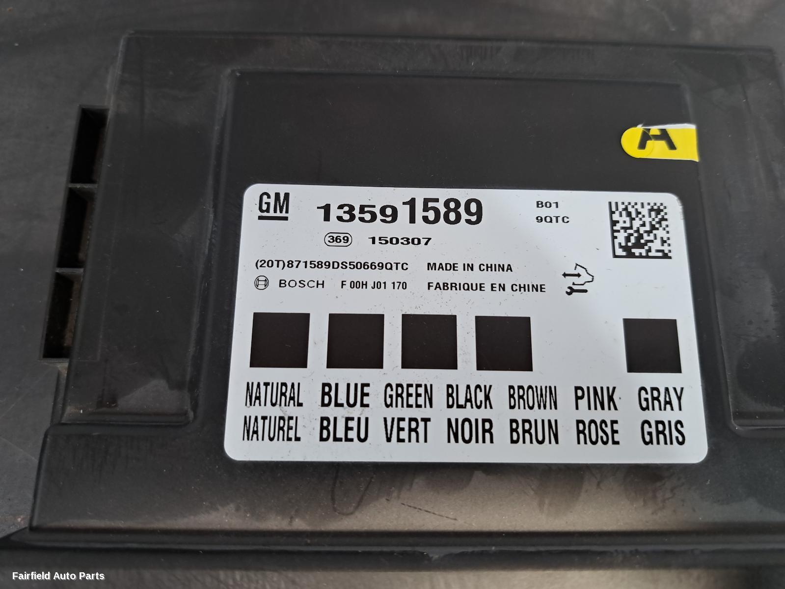2013-2017 Holden Cruze Ecu