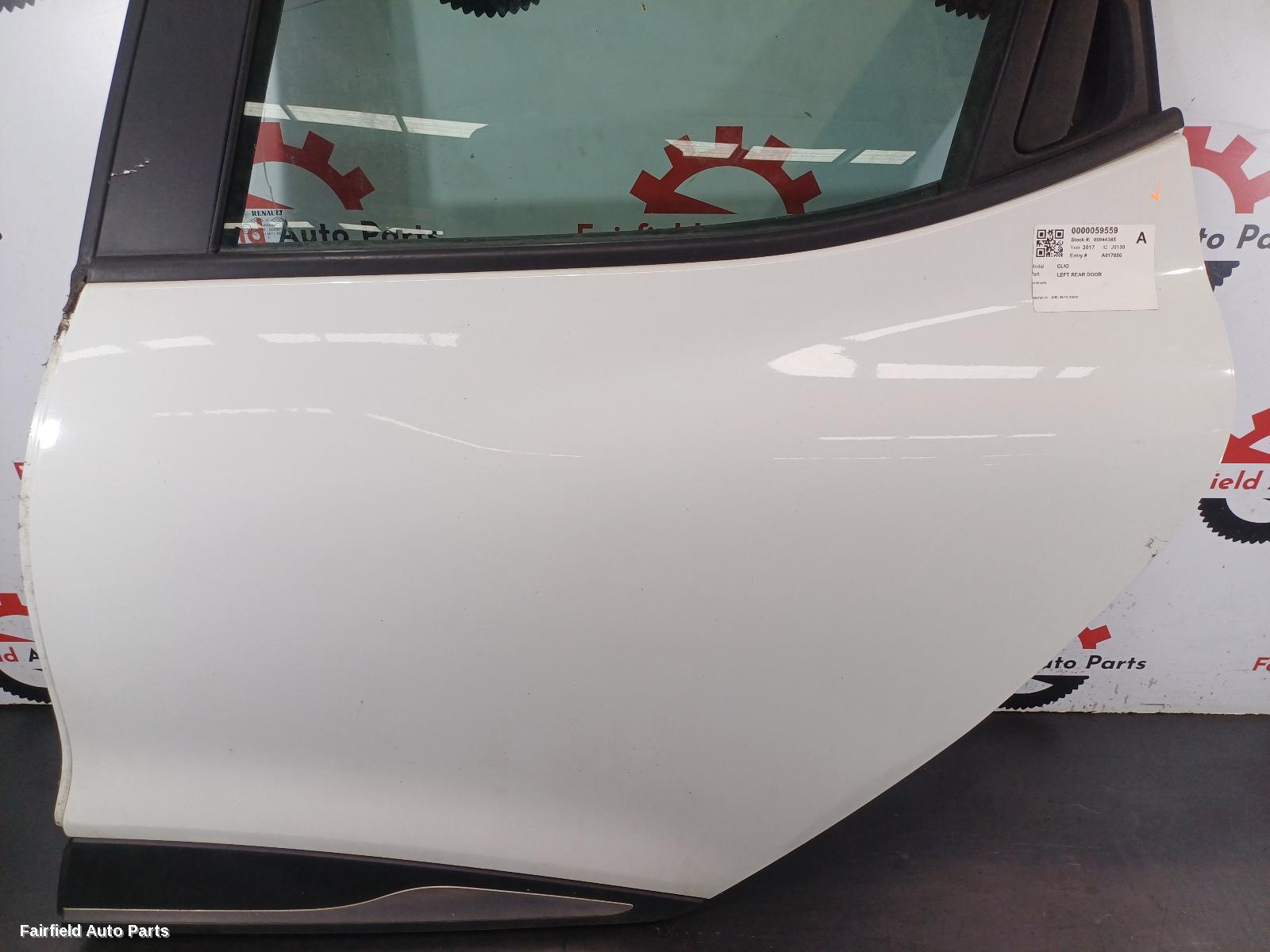 2009-2013 Honda City Left Rear Door Sliding