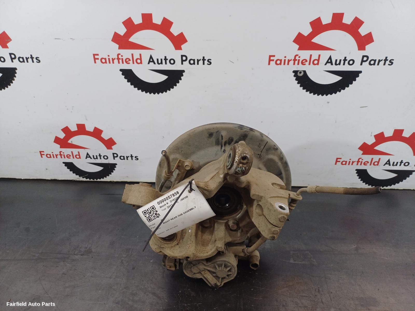 2017-2023 Subaru Xv Right Rear Hub Assembly