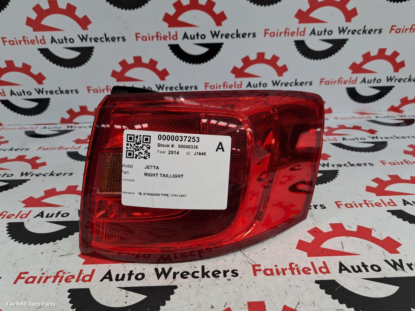 2011-2014 Volkswagen Jetta Right Taillight