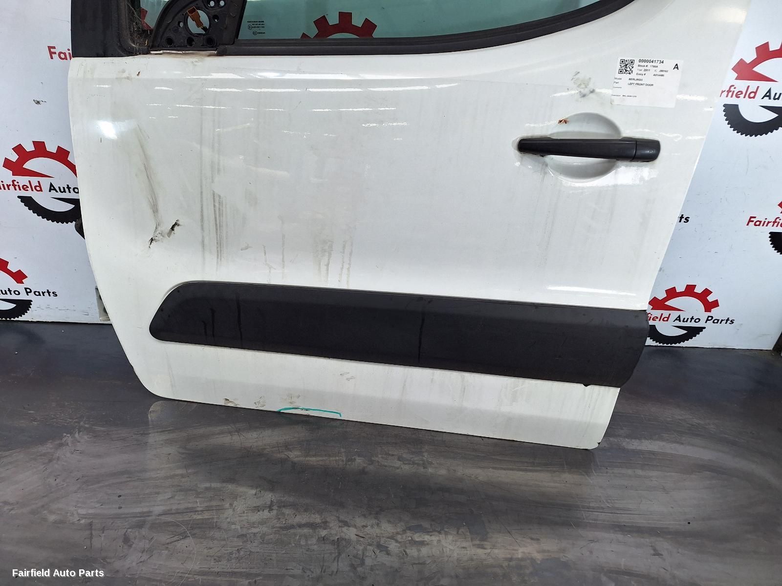 2009-2018 Citroen Berlingo Left Front Door