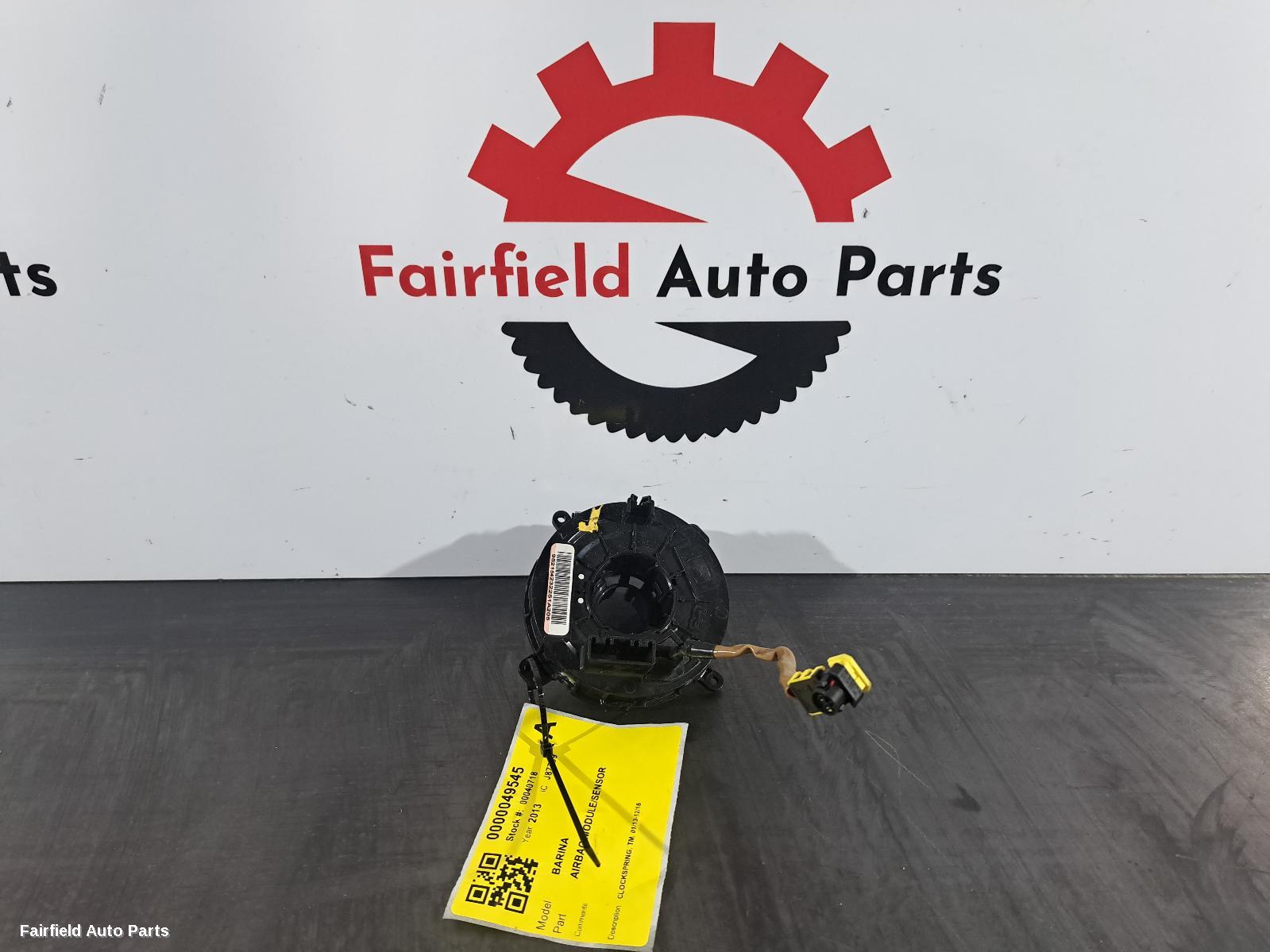 2013-2018 Holden Barina Airbag Module Sensor