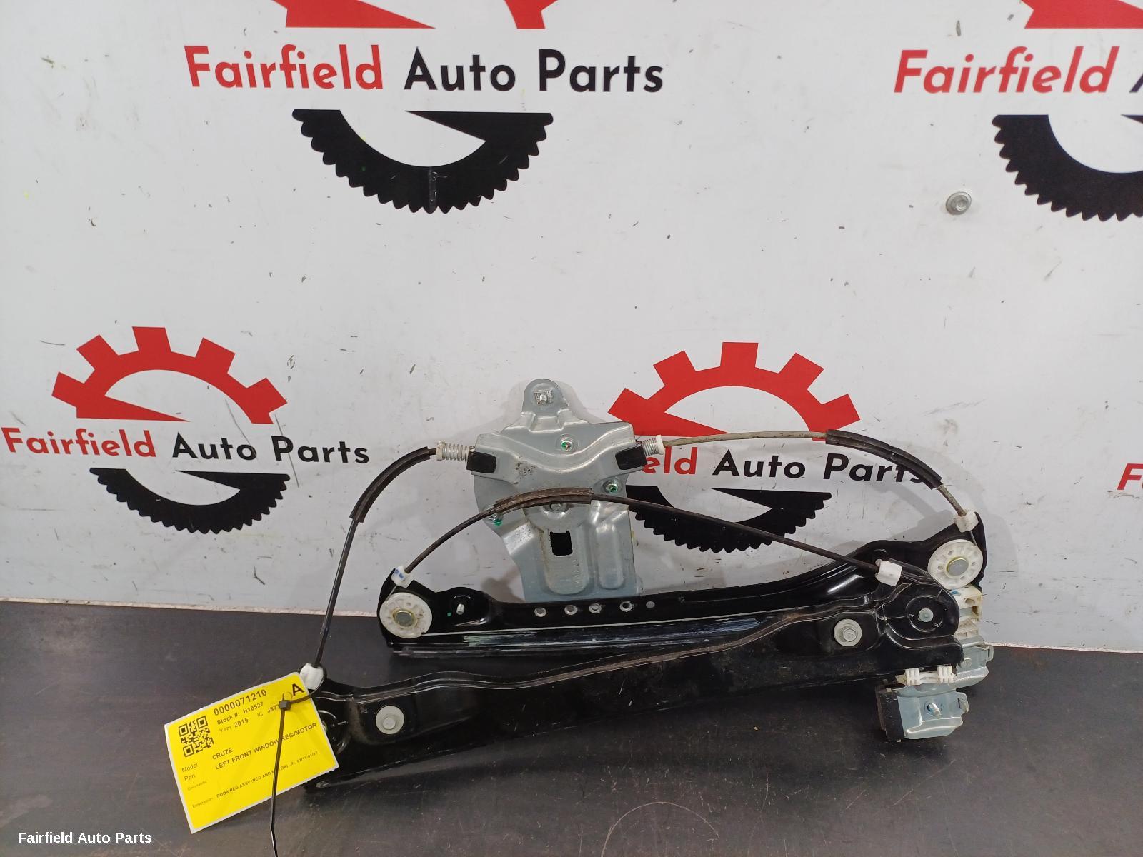 2011-2017 Holden Cruze Left Front Window Reg Motor