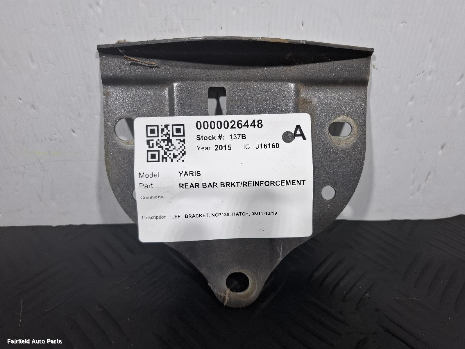 2011-2019 Toyota Yaris R Bar Bracket Reinfo