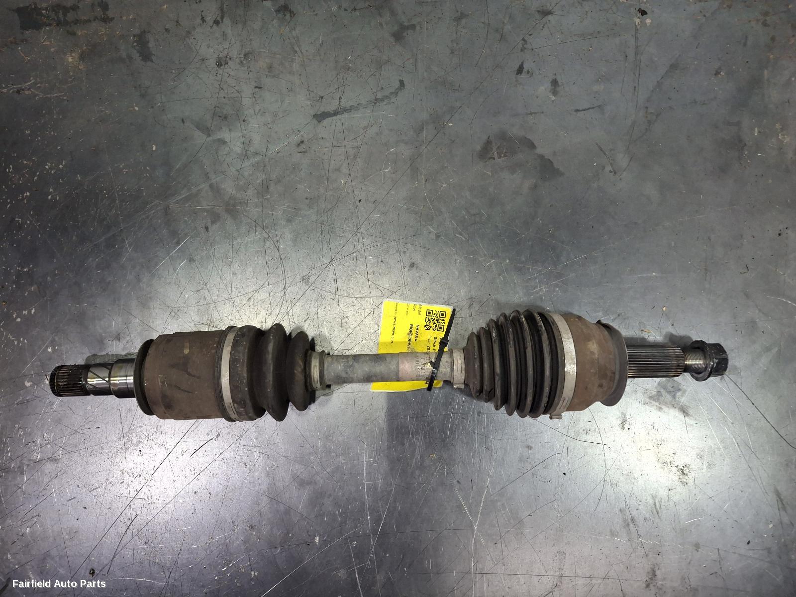 2021-2025 Nissan Navara Right Driveshaft
