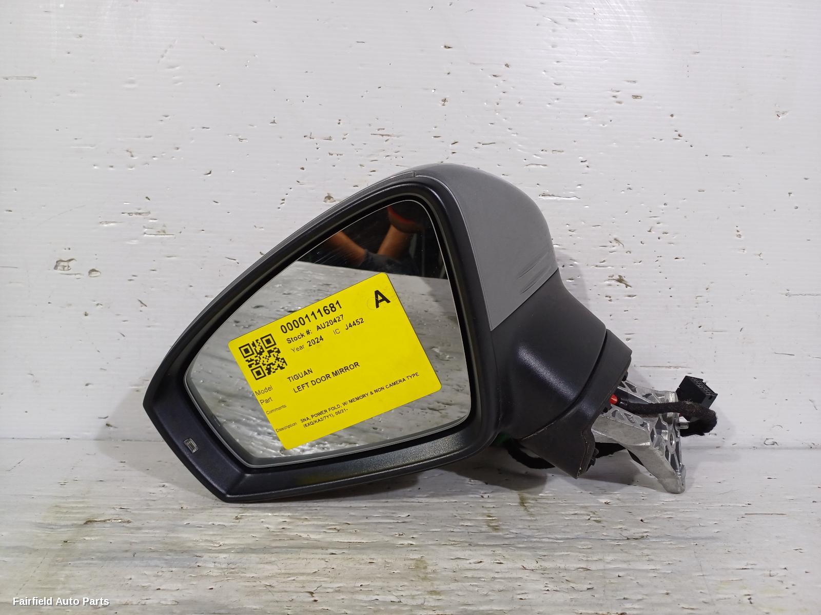 2021-2024 Volkswagen Tiguan Left Door Mirror