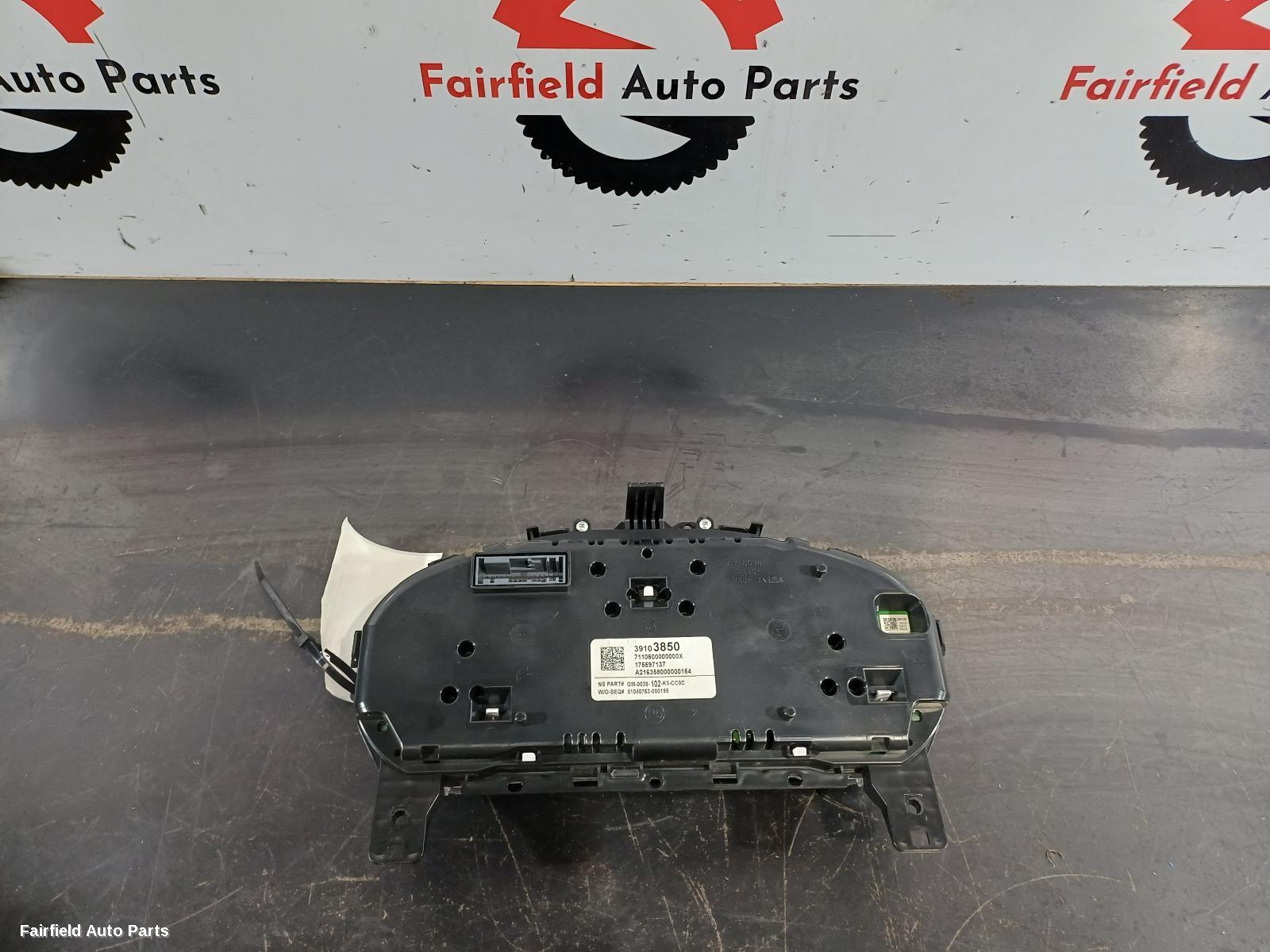2017-2020 Holden Astra Instrument Cluster