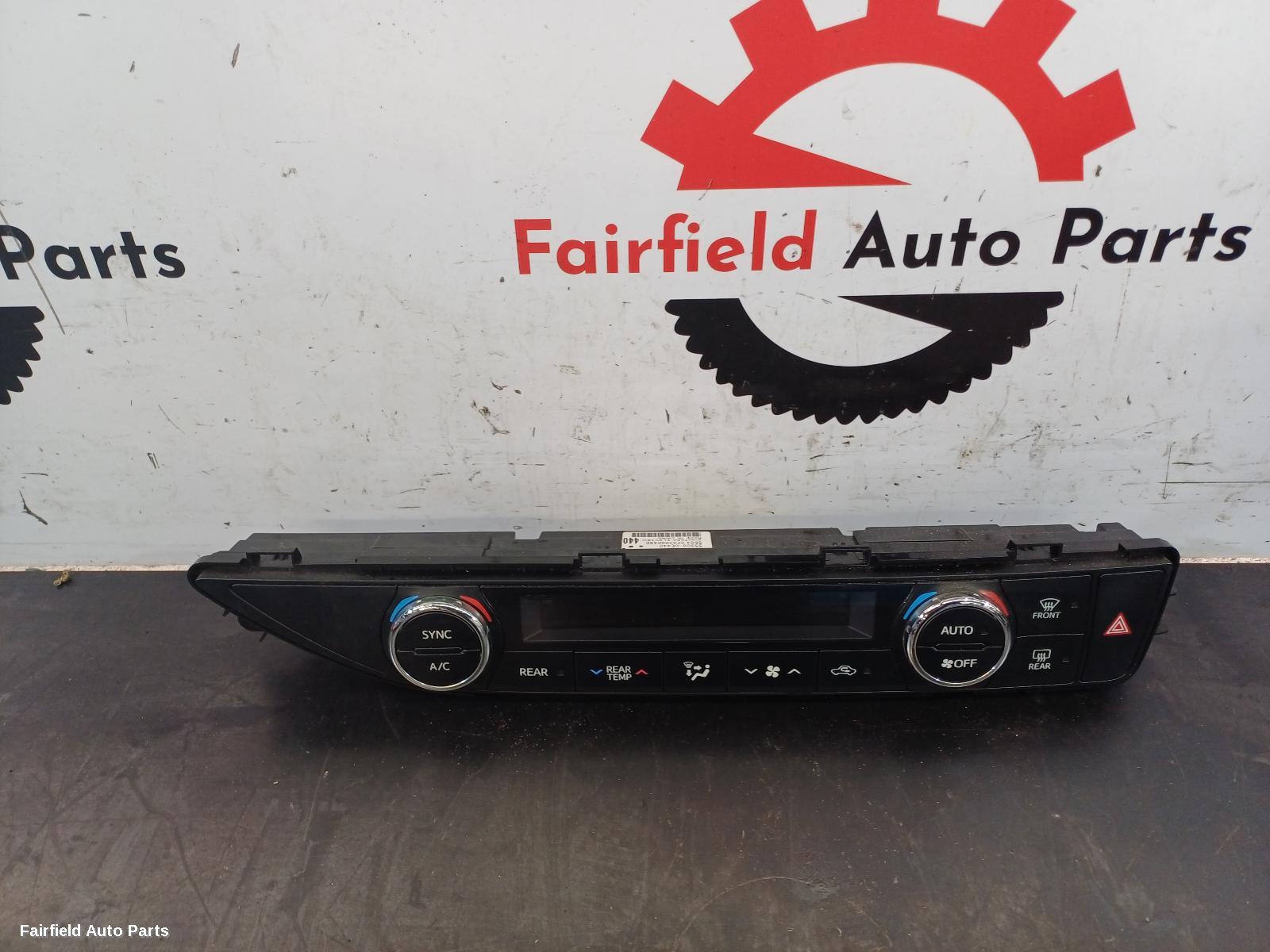 2013-2021 Toyota Kluger Heater Ac Controls