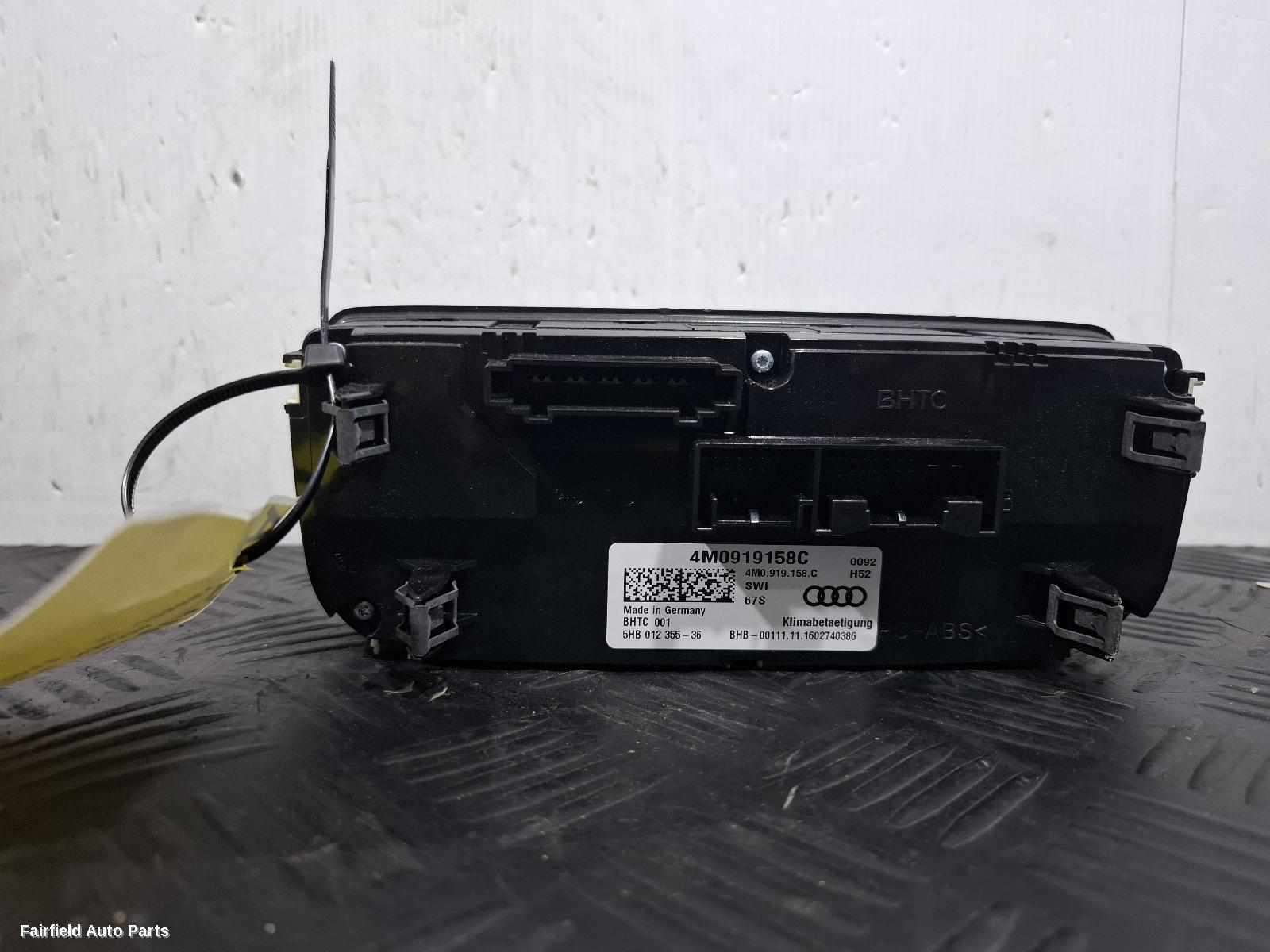 2015-2020 Audi Q7 Heater Ac Controls