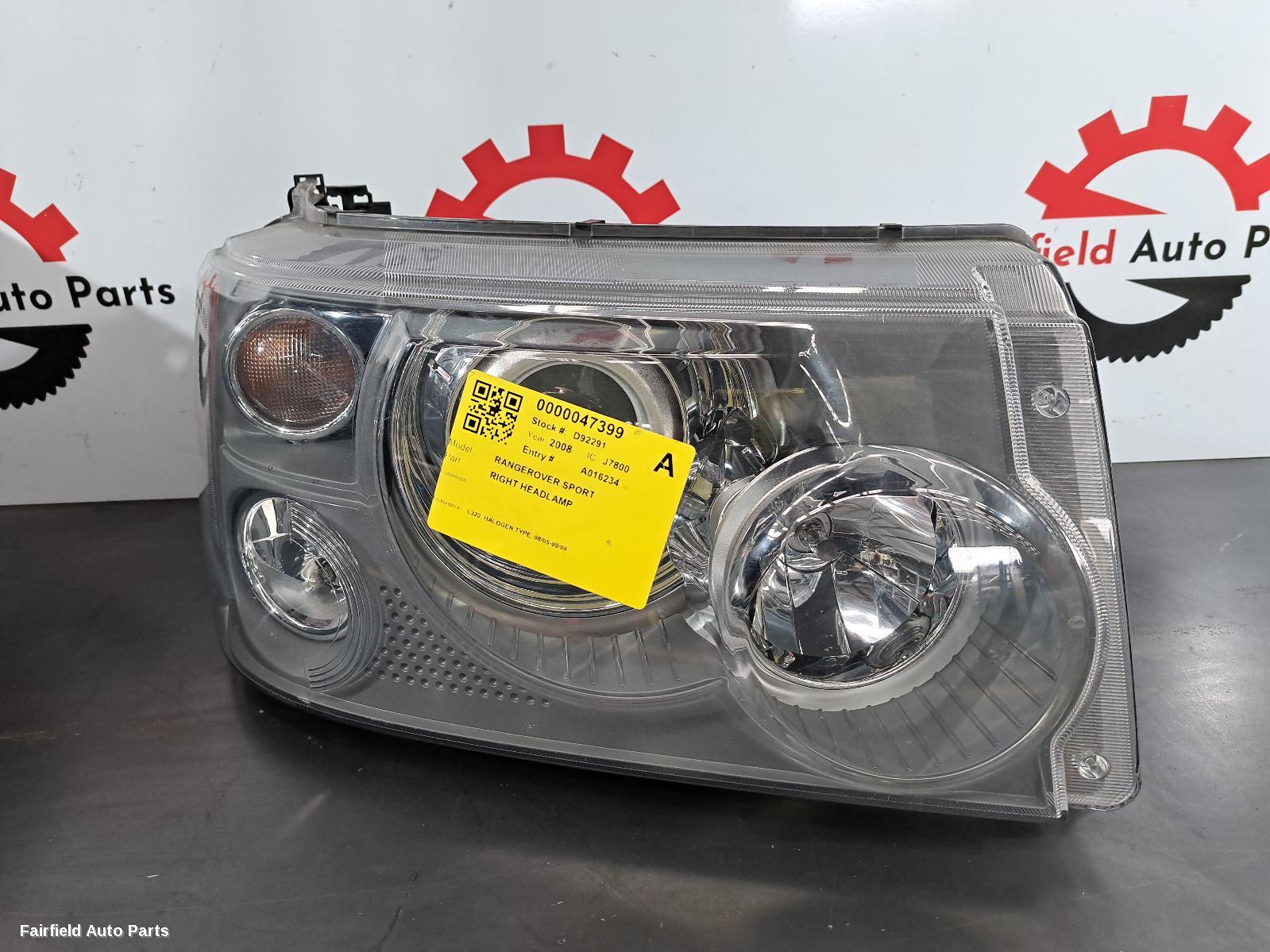 2005-2009 Land Rover Rangerover Sport Right Headlamp