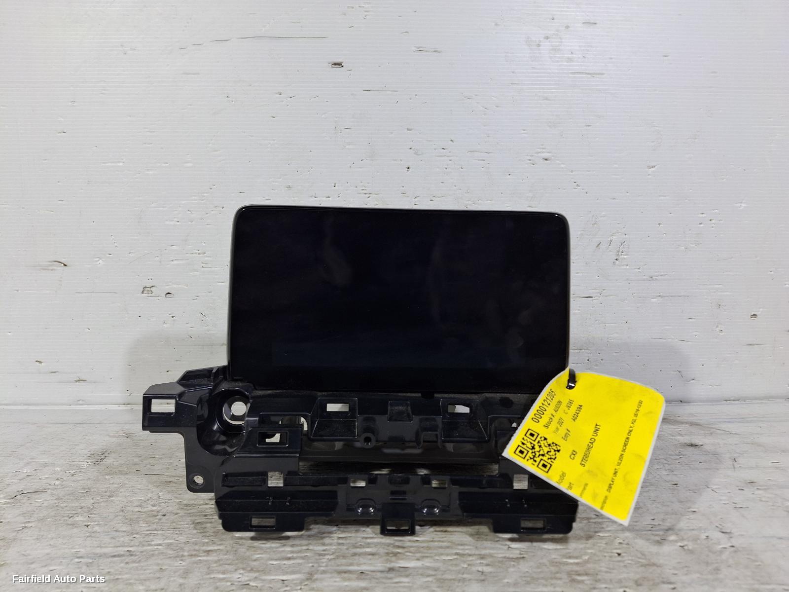 2018-2023 Mazda Cx8 Radio Cd Dvd Sat Tv
