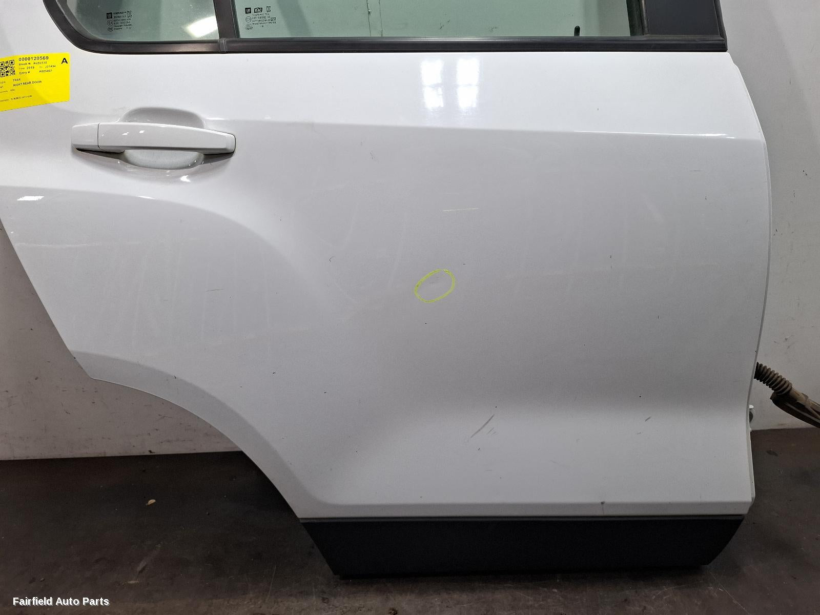 2013-2020 Holden Trax Right Rear Door Sliding