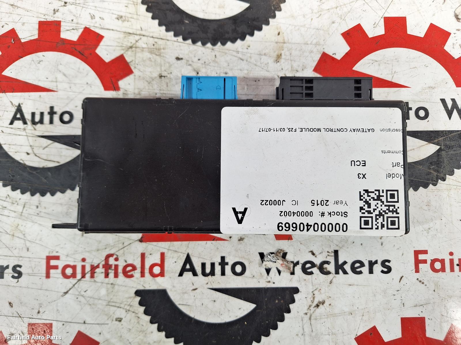 2011-2017 Bmw X3 Ecu