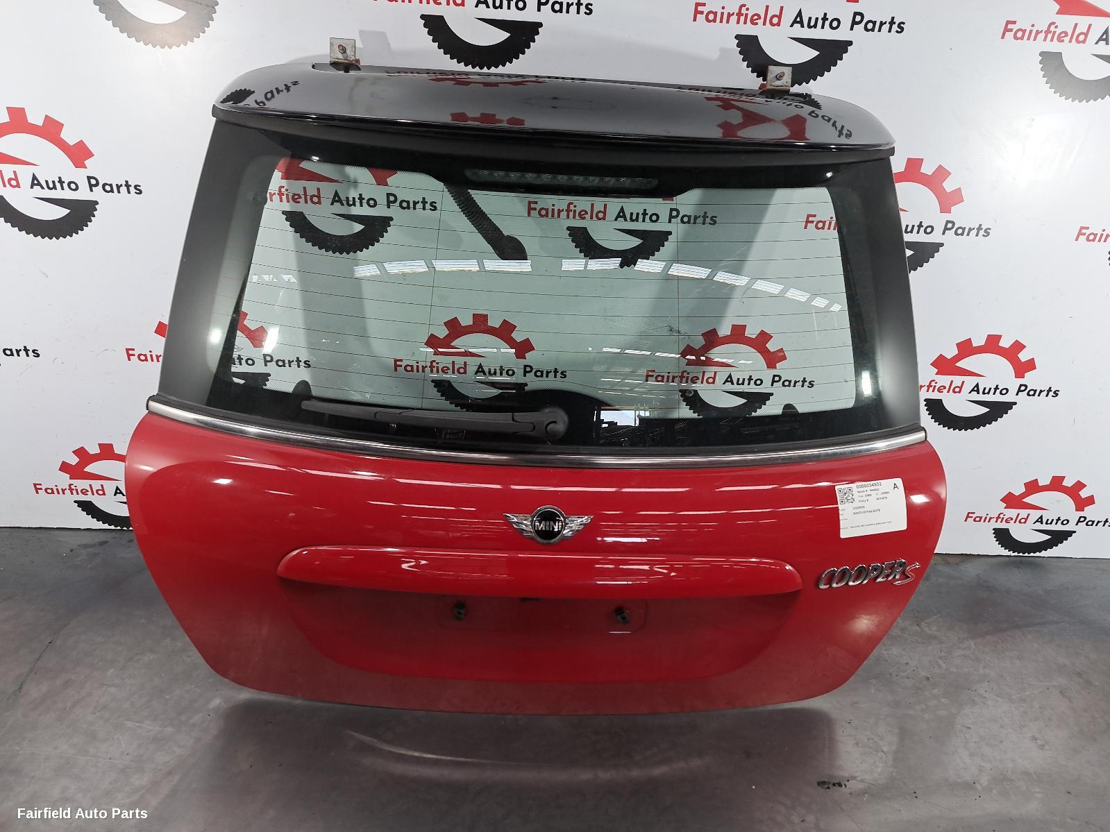 2007-2013 Mini Cooper Bootlid Tailgate
