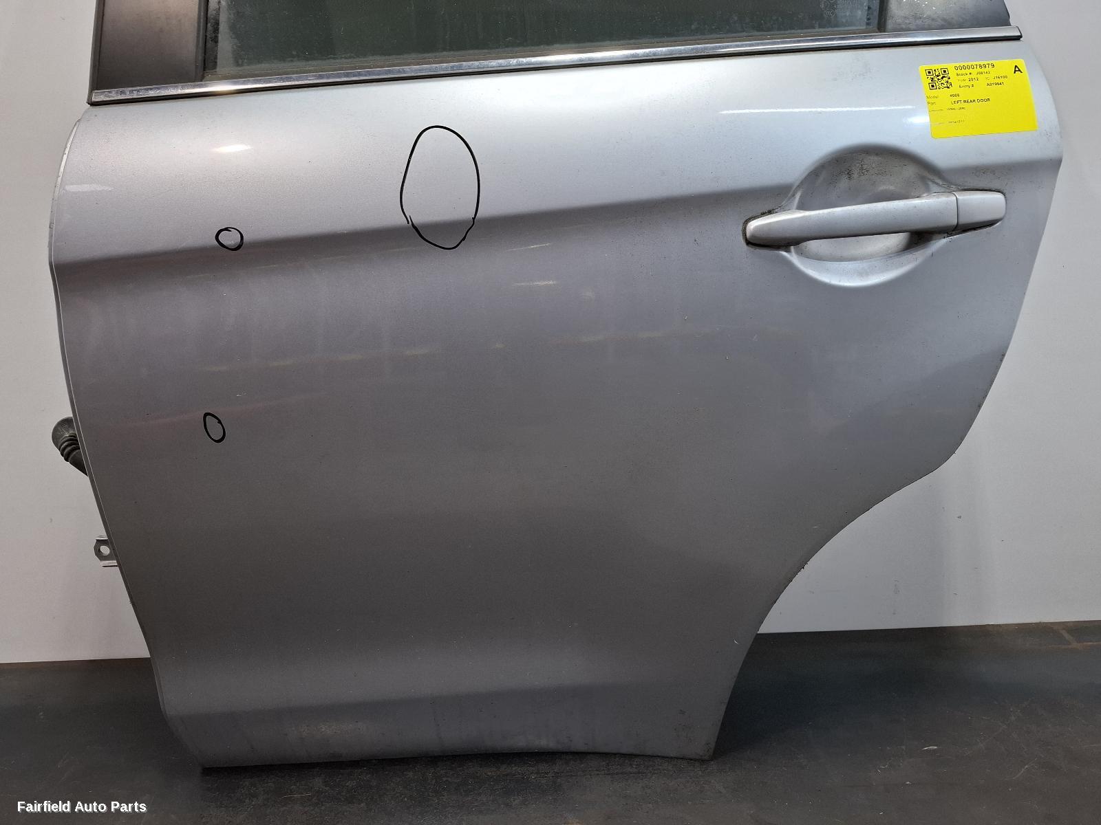 2012-2017 Peugeot 4008 Left Rear Door Sliding