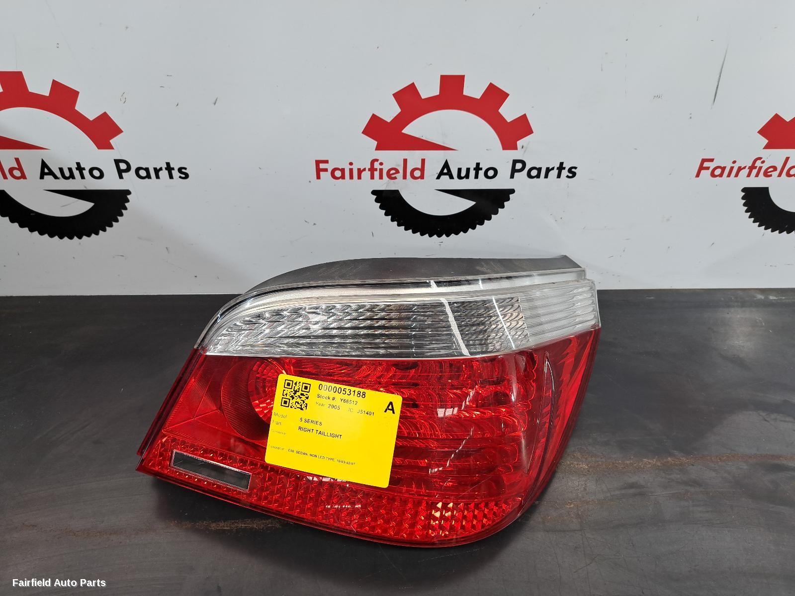 2003-2007 Bmw 5 Series Right Taillight