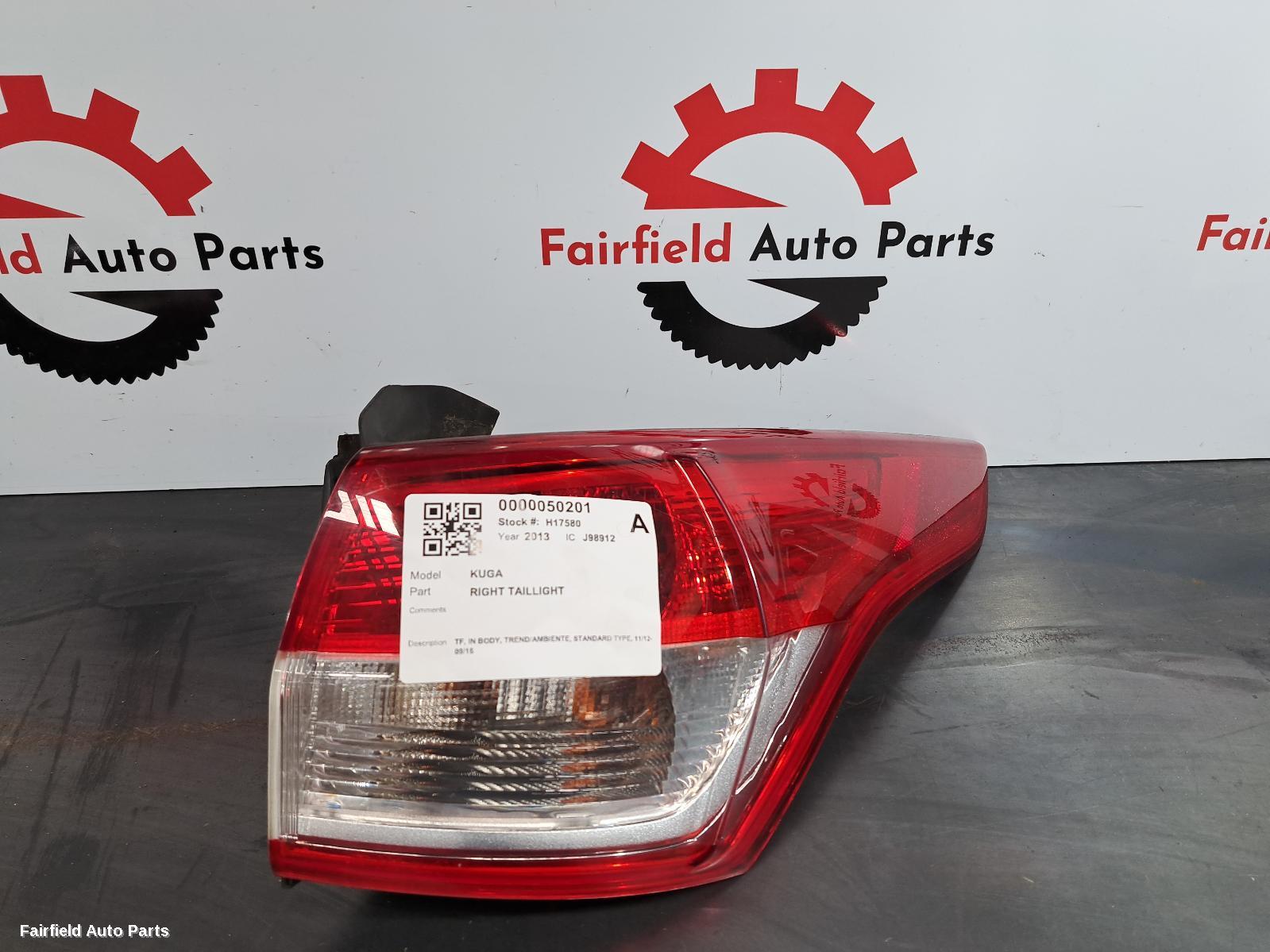 2012-2016 Ford Kuga Right Taillight