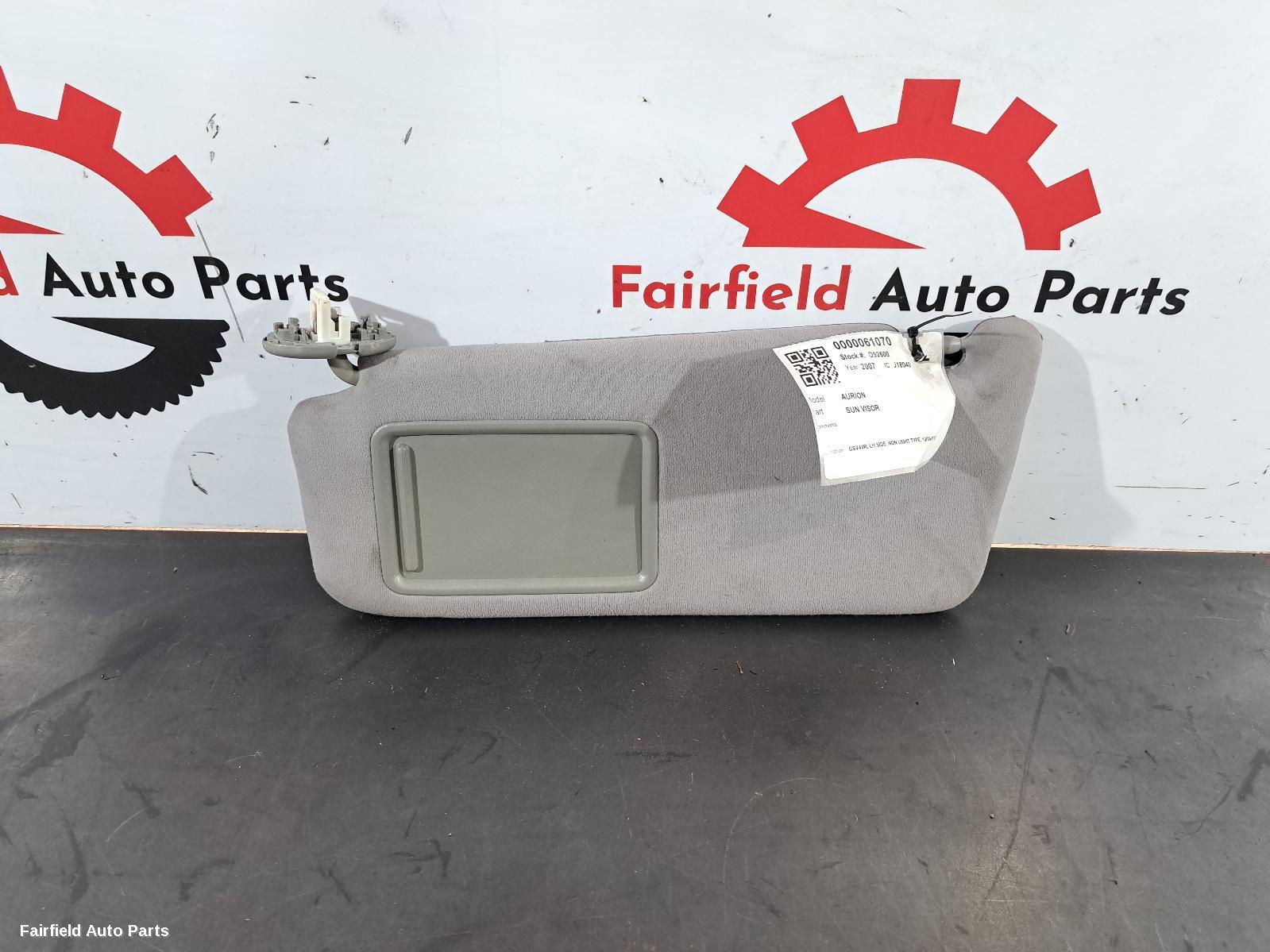 2006-2012 Toyota Aurion Sunvisor