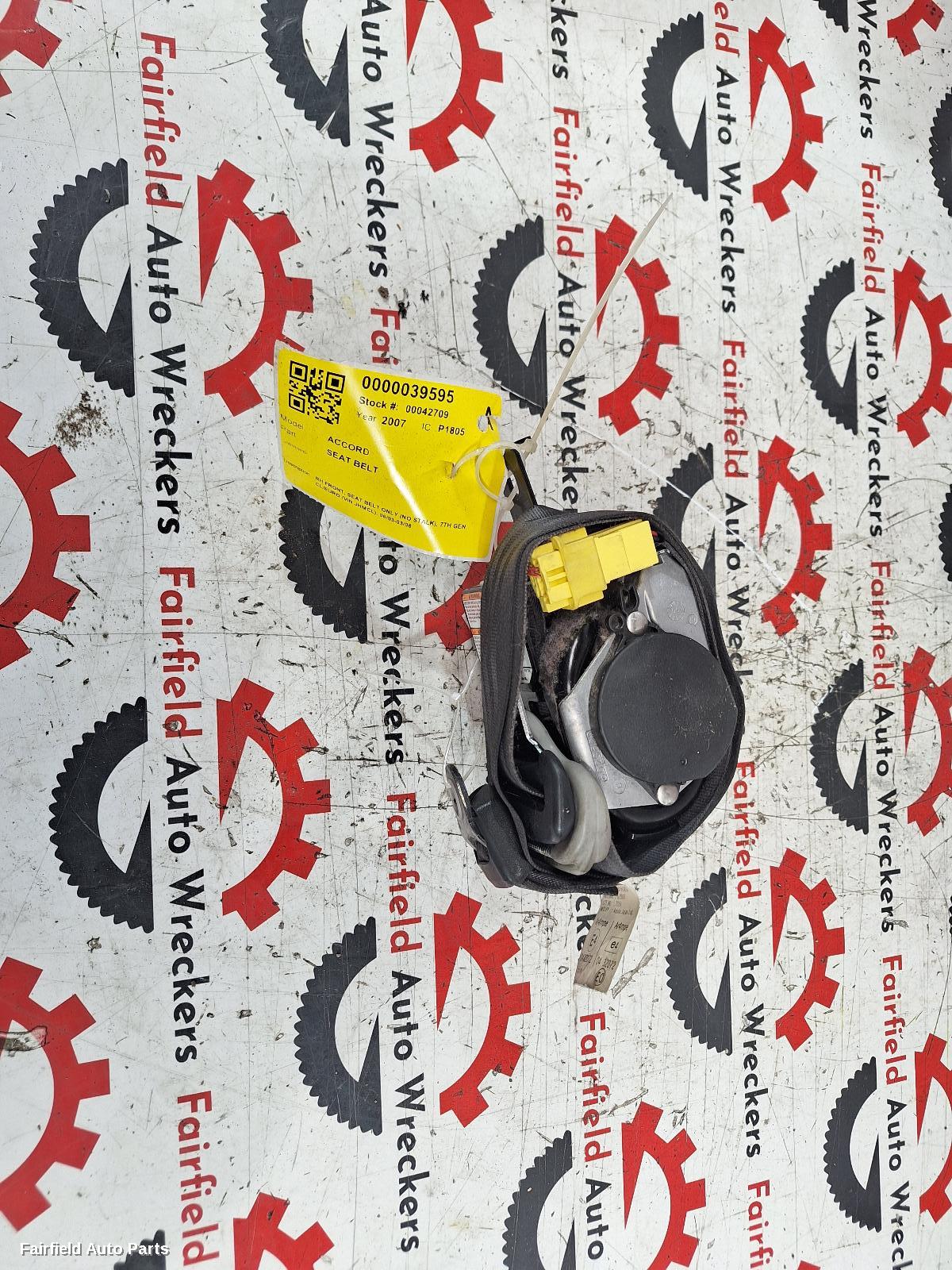 2003-2008 Honda Accord Seatbelt Stalk