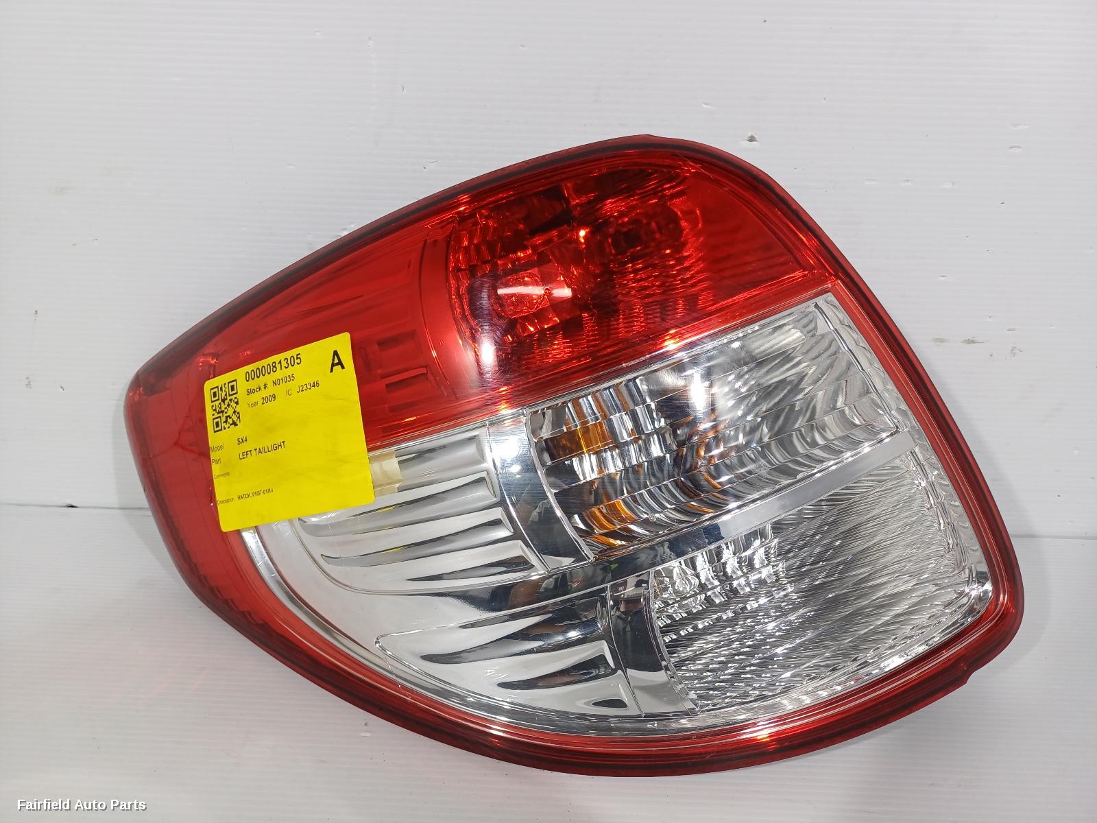 2007-2014 Suzuki Sx4 Left Taillight