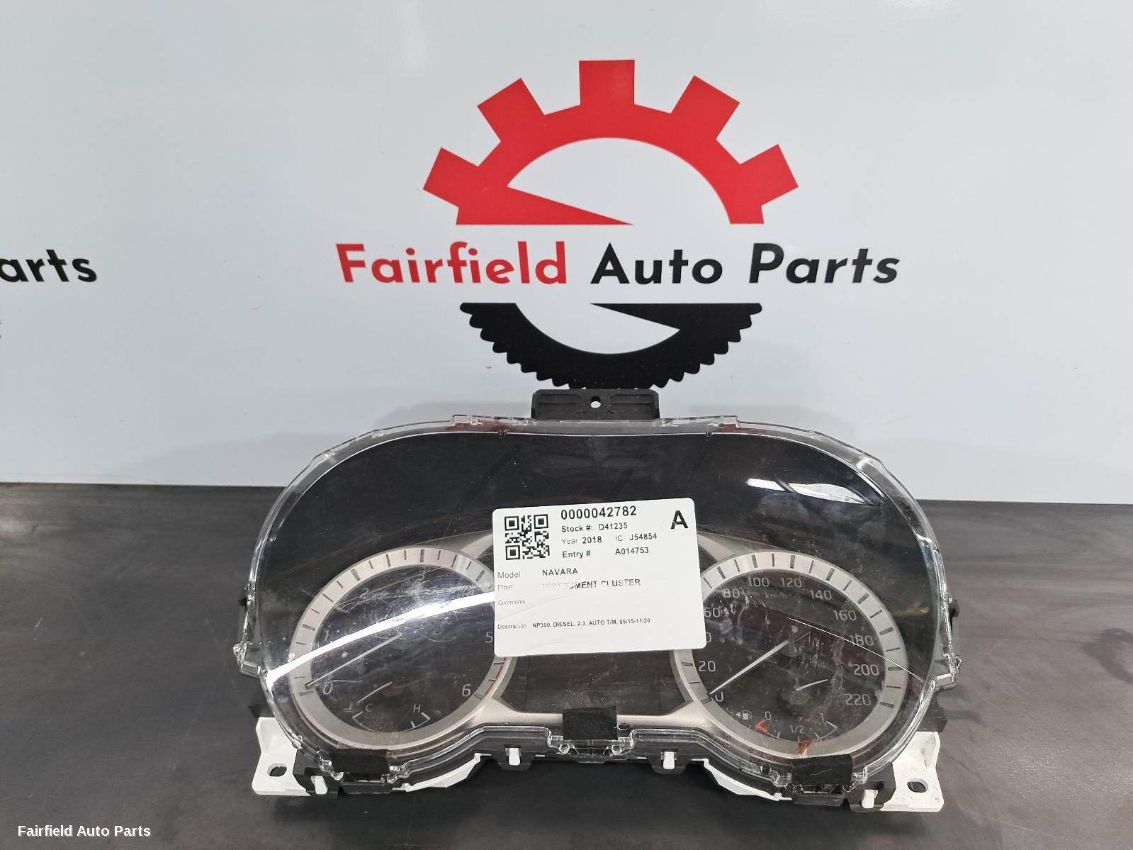 2015-2020 Nissan Navara Instrument Cluster