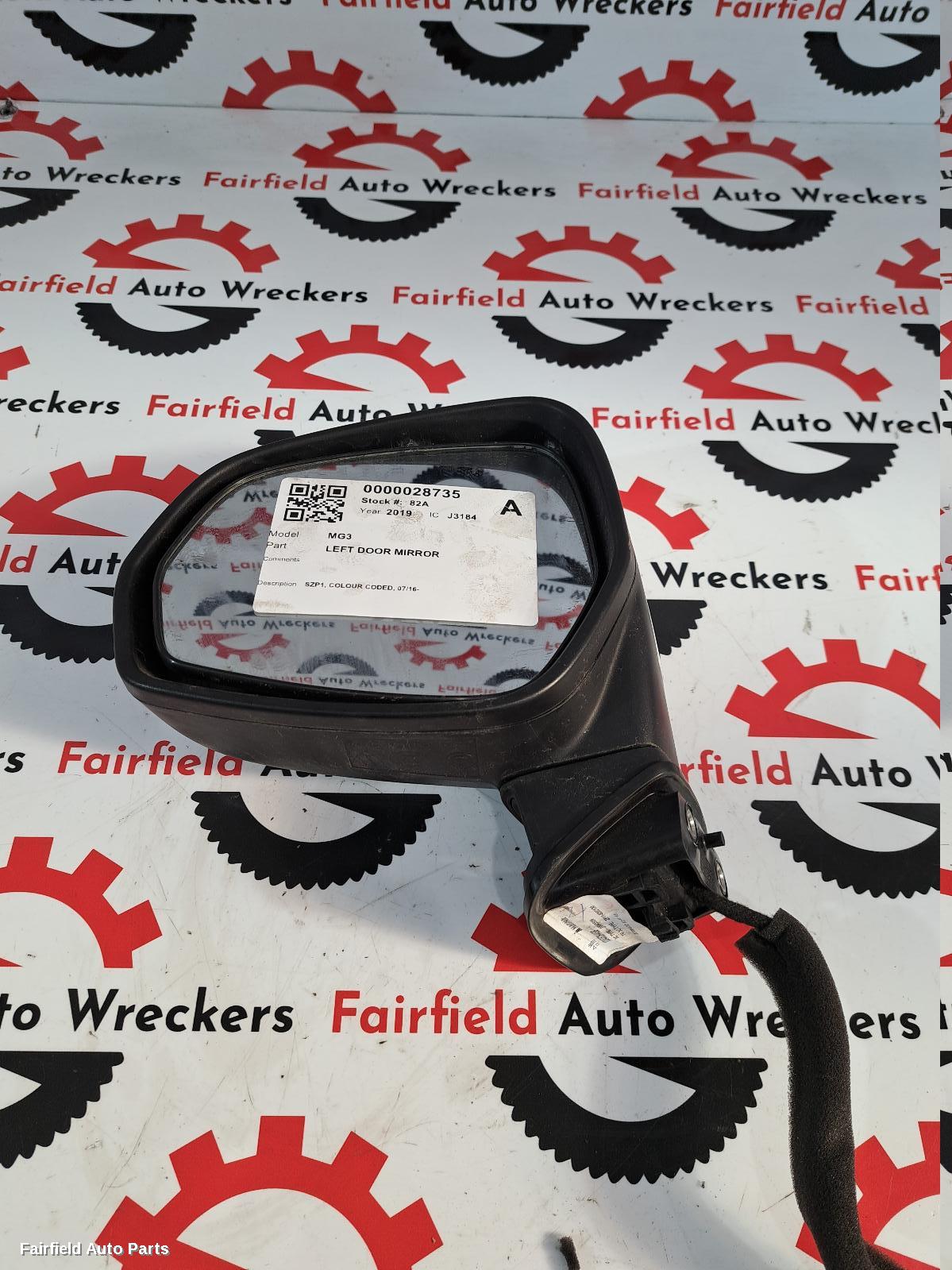 2016-2024 Mg Mg3 Left Door Mirror