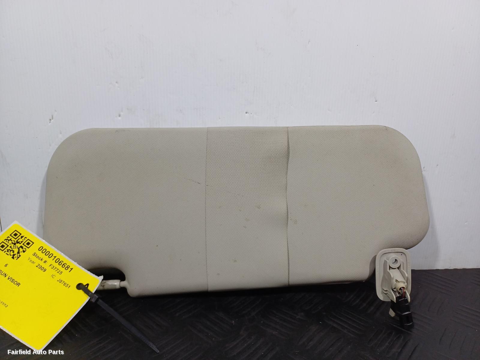 2008-2012 Mazda 6 Sunvisor