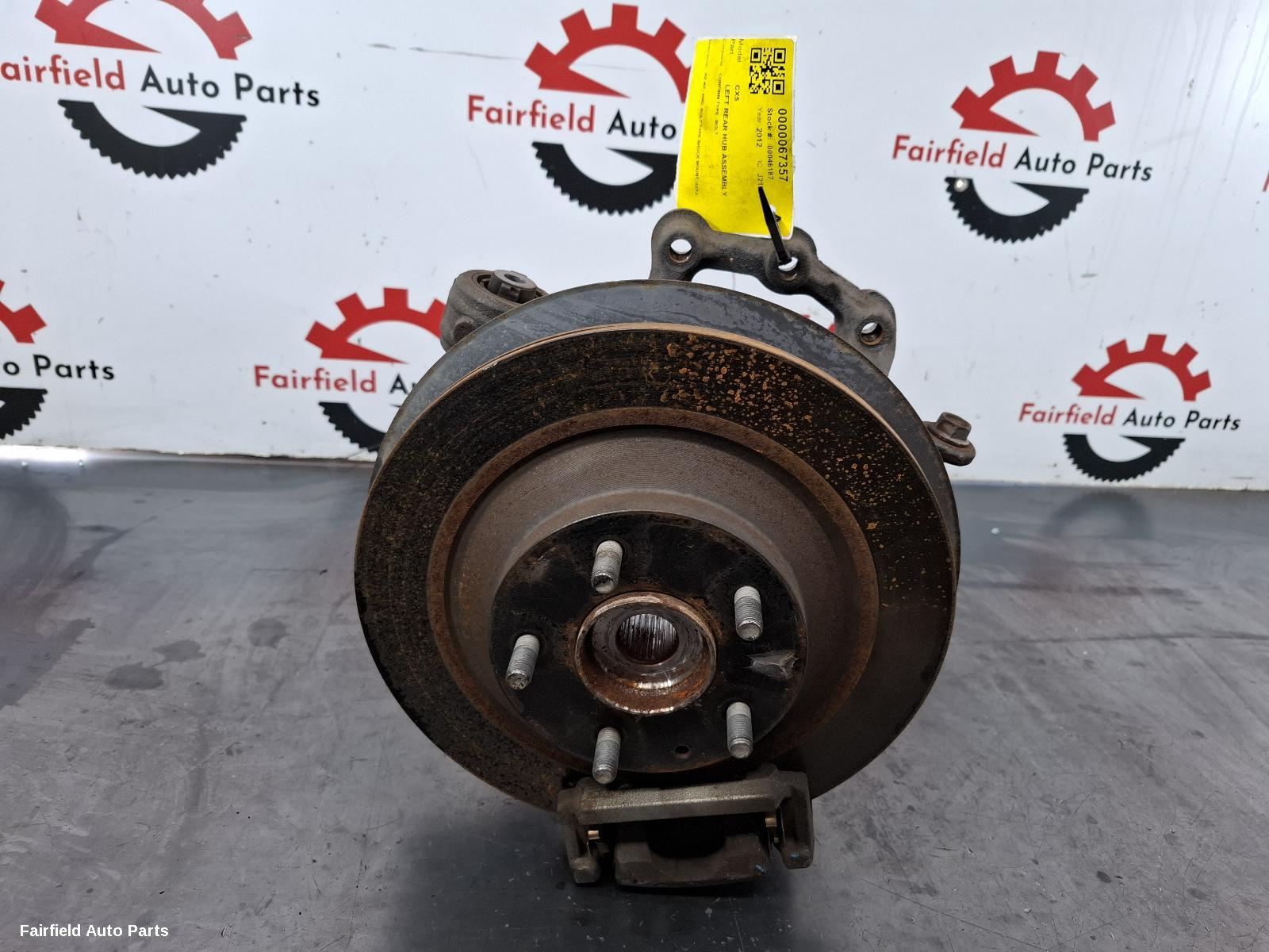 2012-2025 Mazda Cx5 Left Rear Hub Assembly