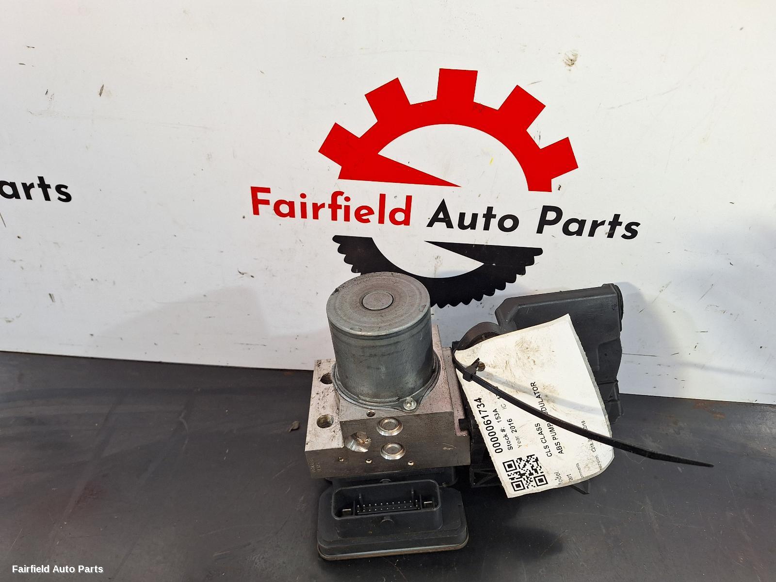 2011-2018 Mercedes Cls Class Abs Pump Modulator